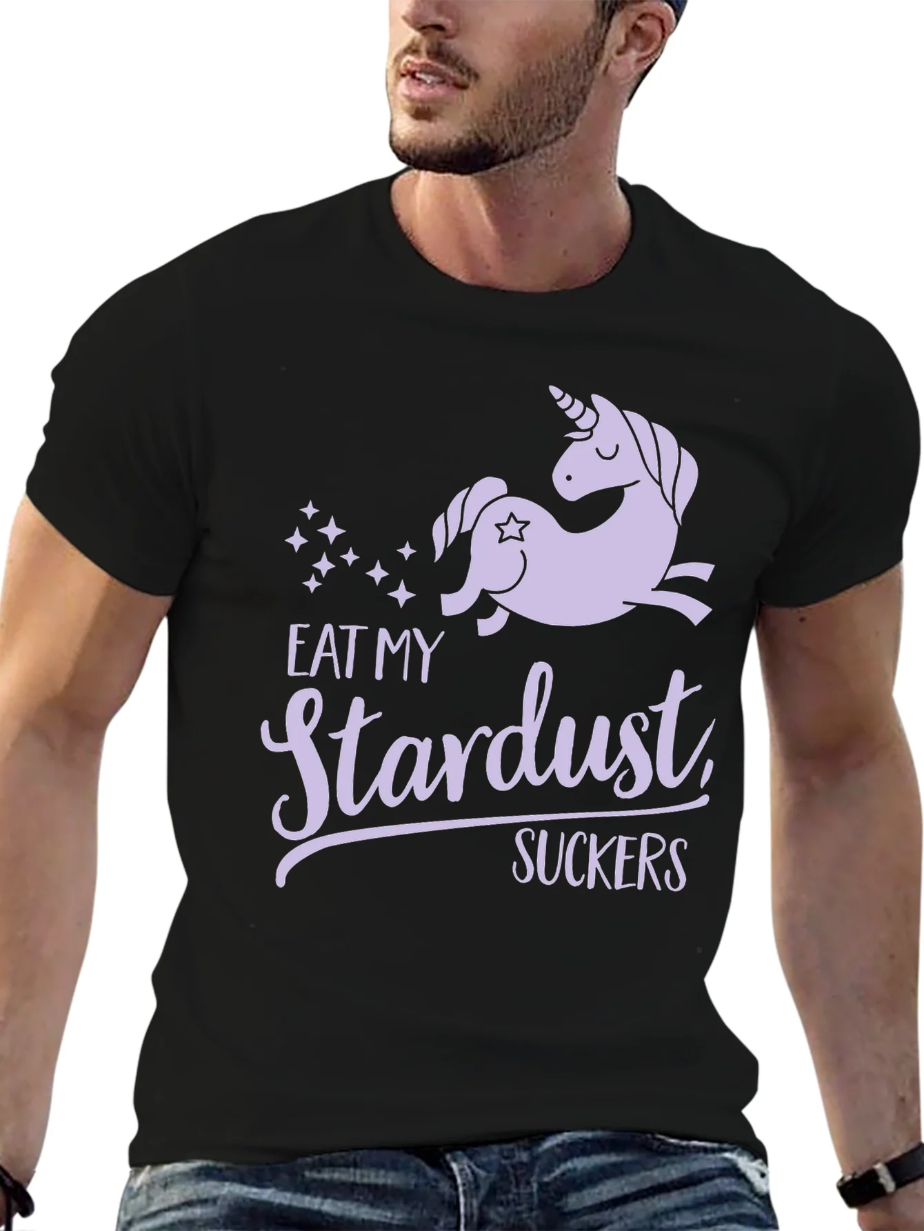 Eat My Stardust Unicorn Graphic Tee