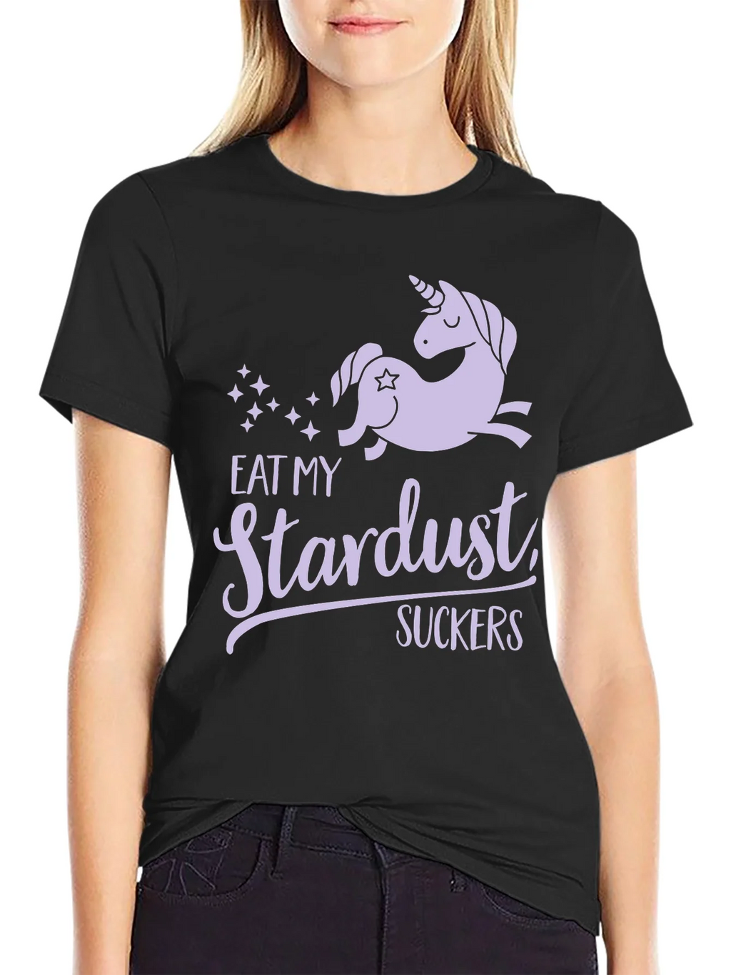 Eat My Stardust Unicorn Graphic Tee