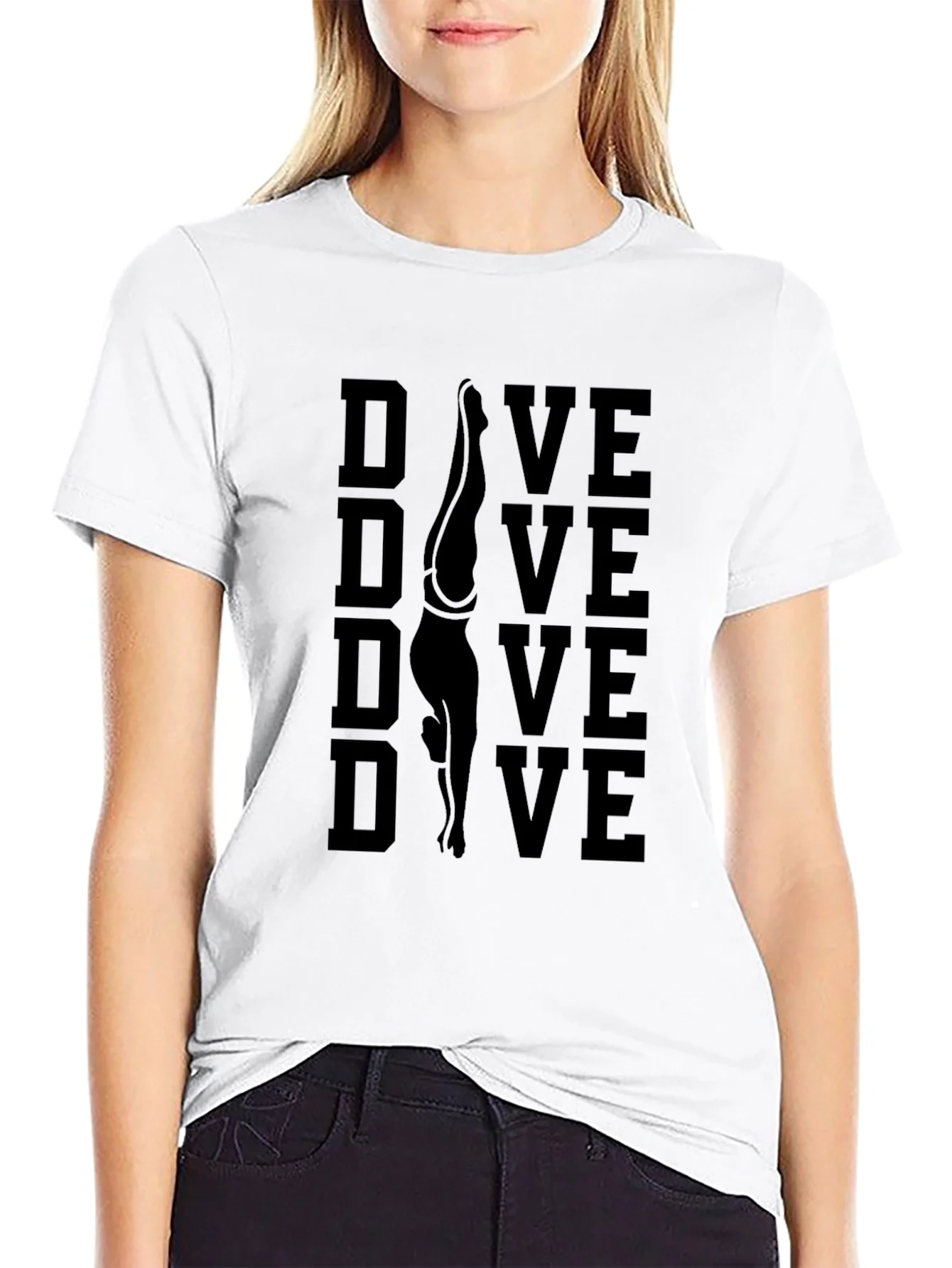 DIVE T-Shirt - Graphic Tee for Swimming & Diving Fans
