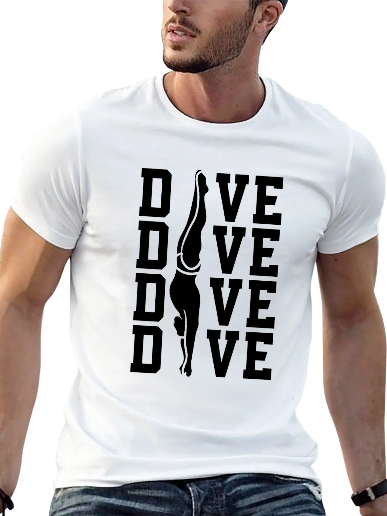 DIVE T-Shirt - Graphic Tee for Swimming & Diving Fans