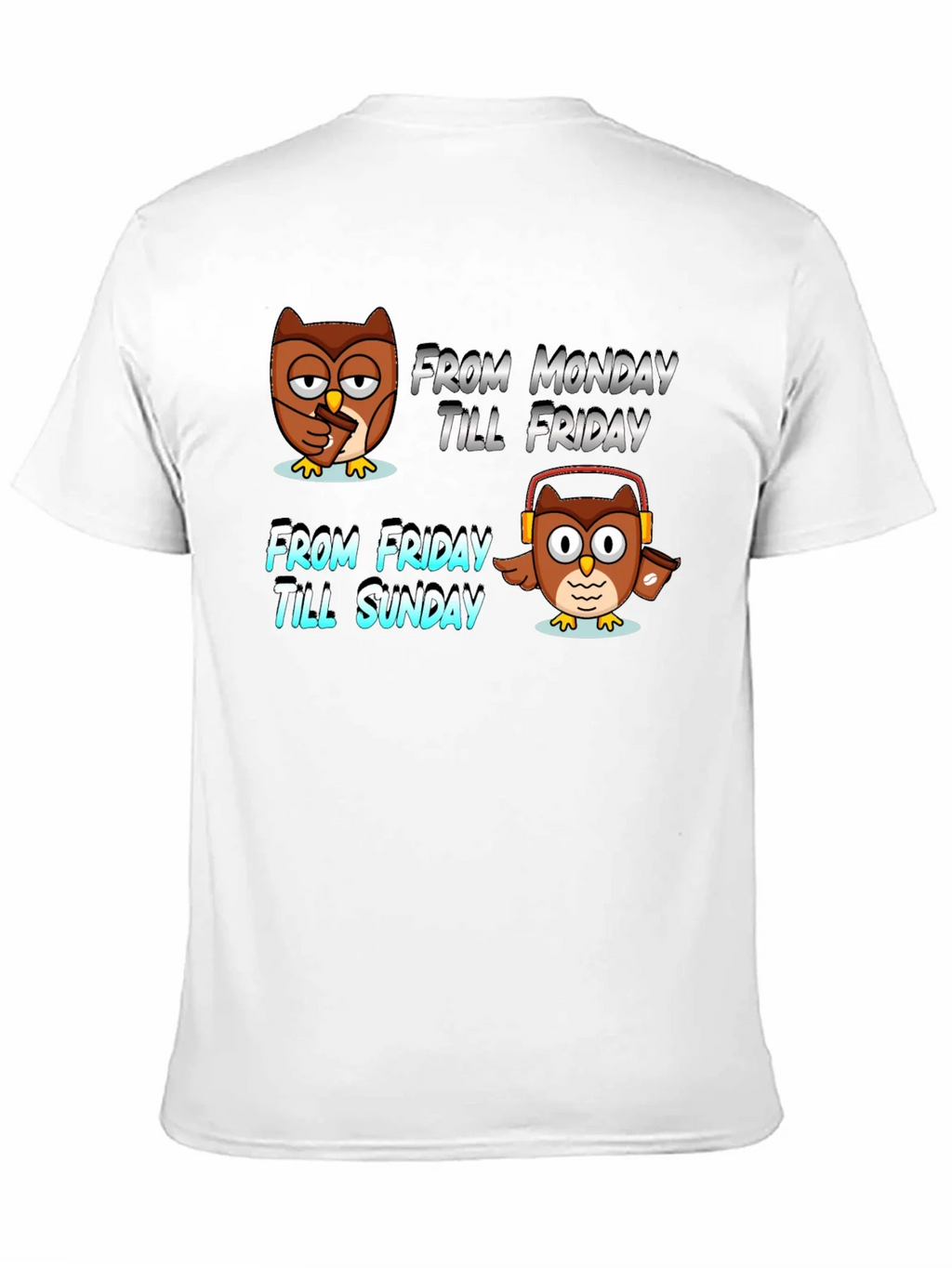 Weekend Owl T-Shirt - Relax Mode Activated!