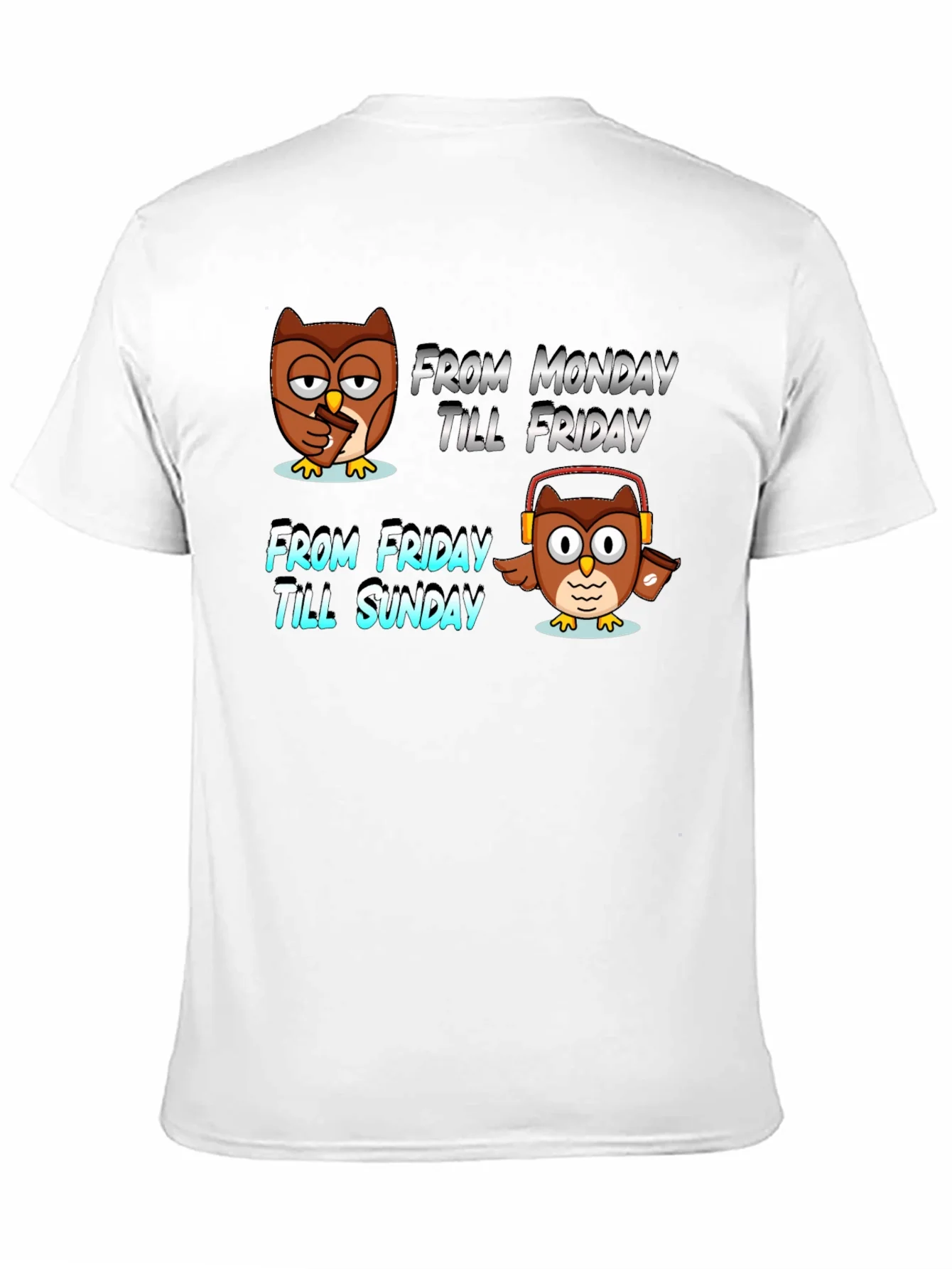 Weekend Owl T-Shirt - Relax Mode Activated!