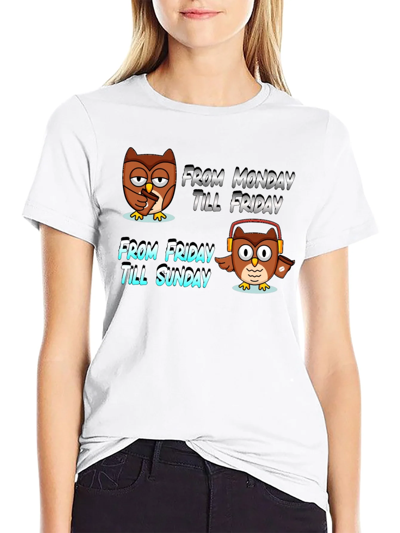 Weekend Owl T-Shirt - Relax Mode Activated!