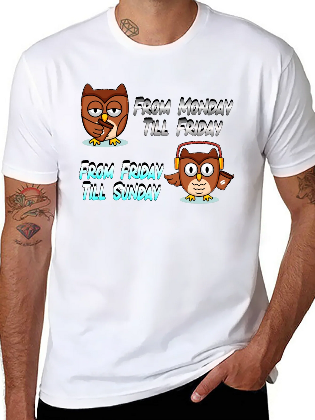 Weekend Owl T-Shirt - Relax Mode Activated!