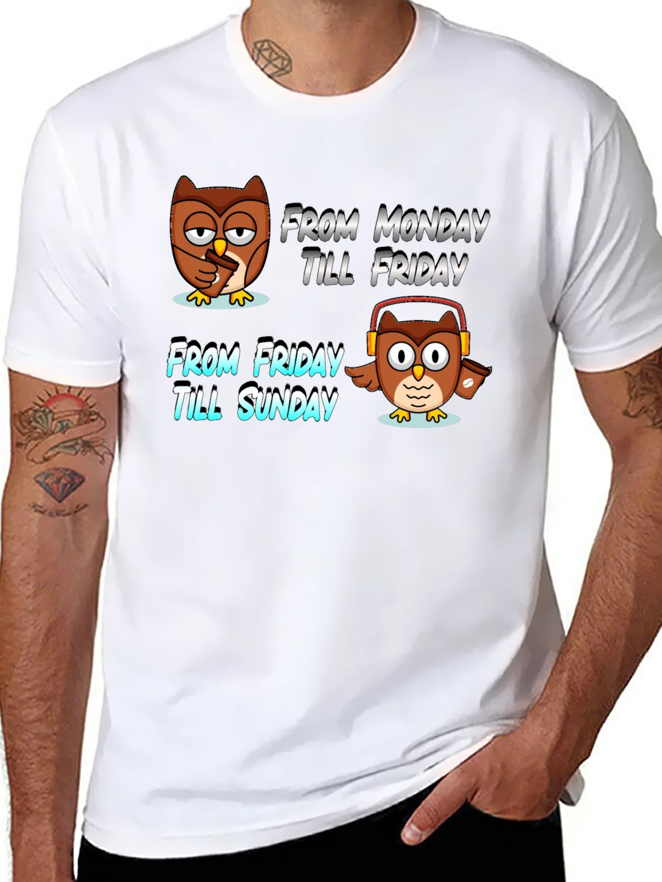 Weekend Owl T-Shirt - Relax Mode Activated!