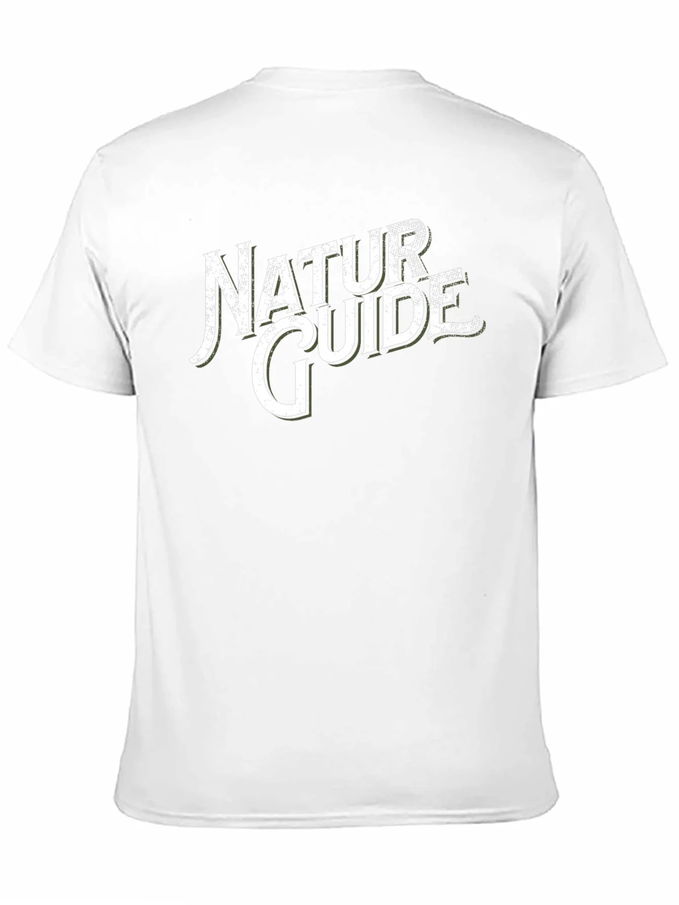Natur Guide Black T-Shirt for Outdoorsy Types