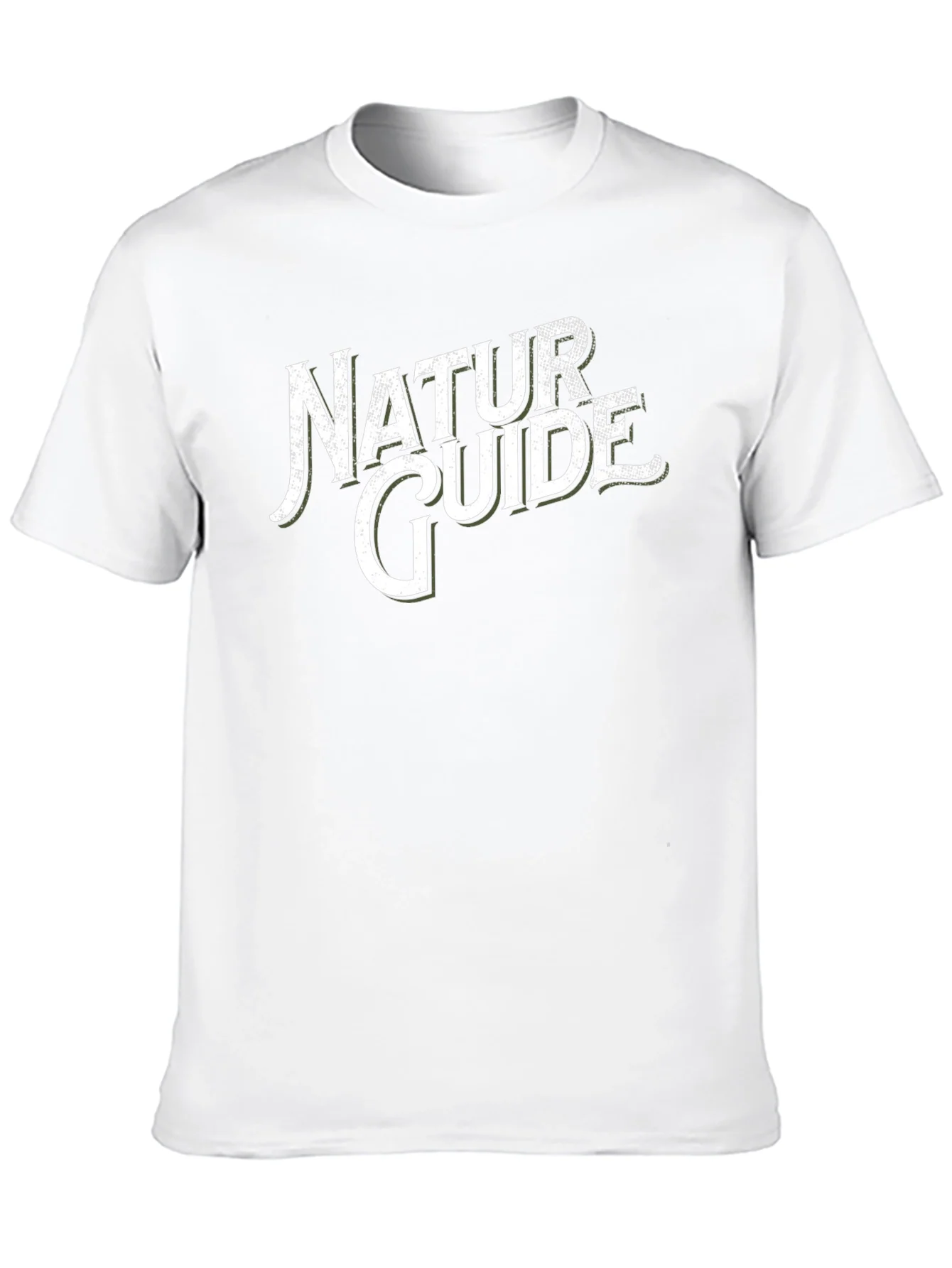 Natur Guide Black T-Shirt for Outdoorsy Types