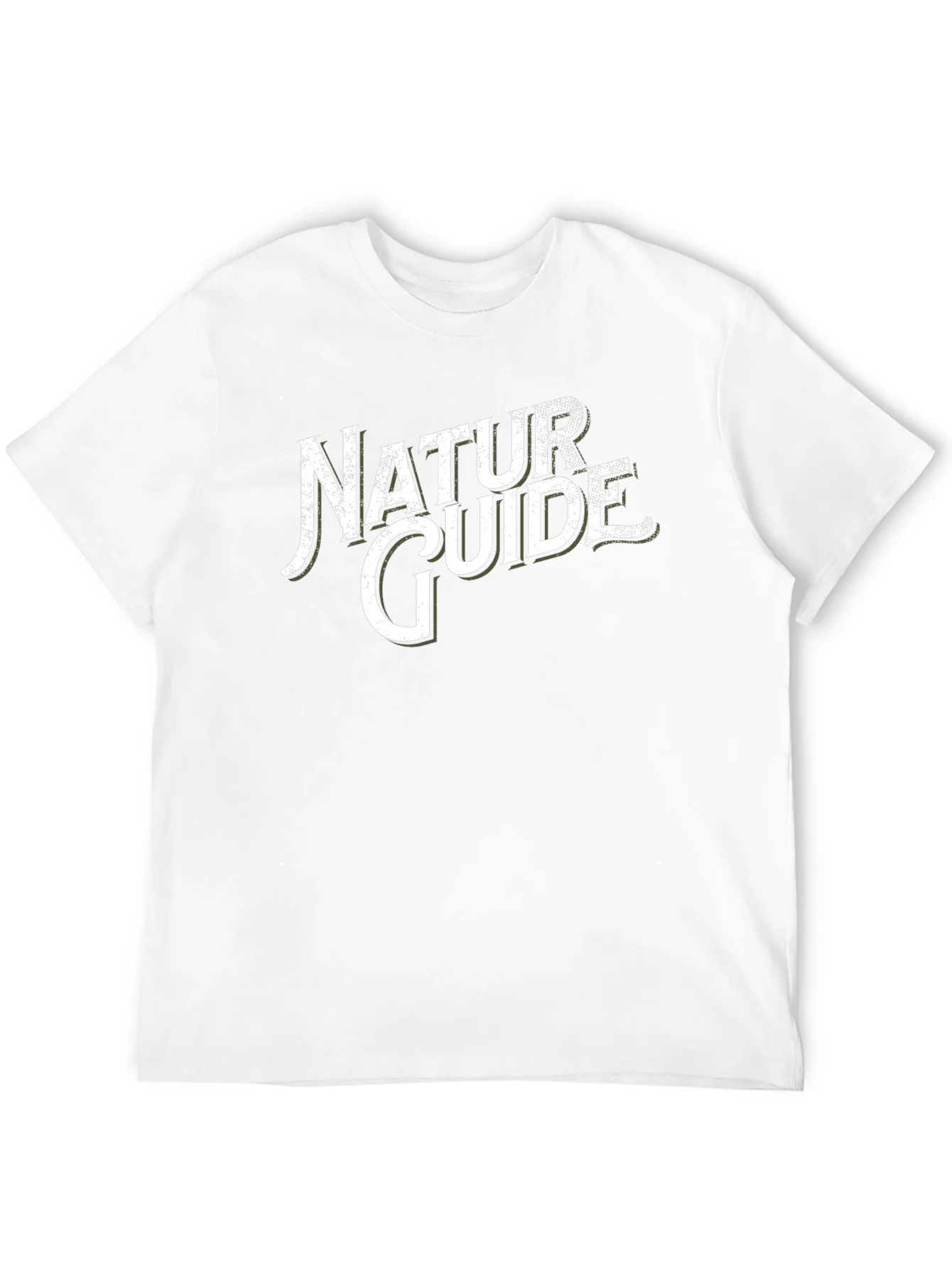 Natur Guide Black T-Shirt for Outdoorsy Types