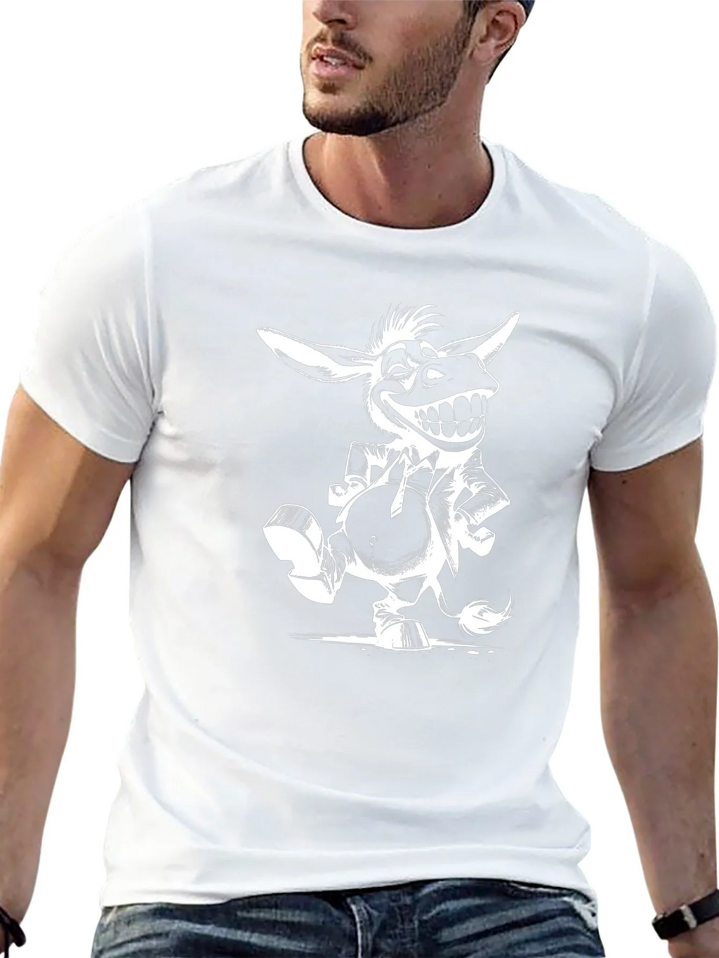 Funny Donkey T-Shirt - Cartoon Animal Tee