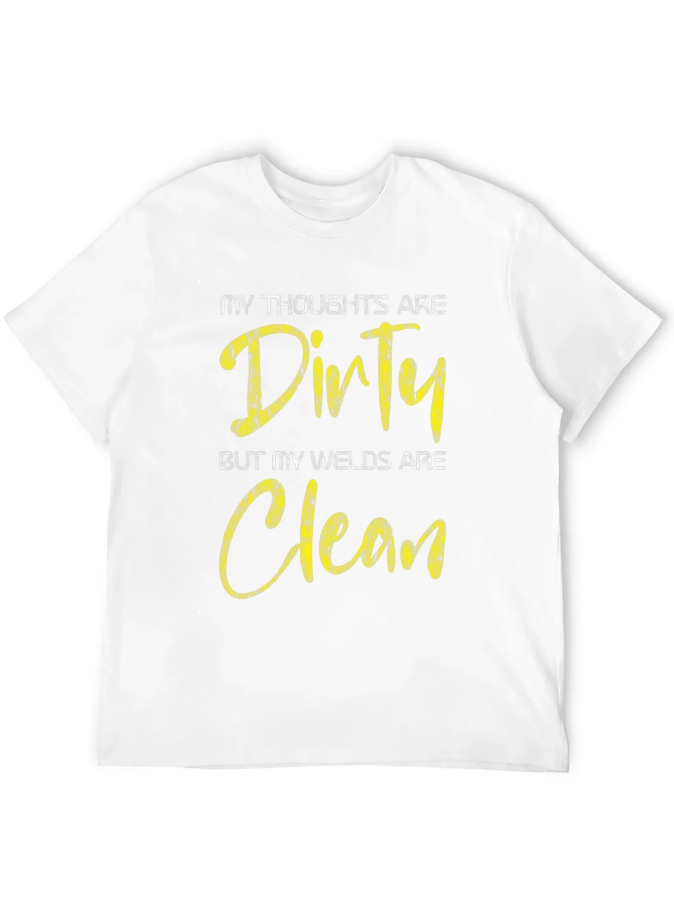Dirty Thoughts Clean Welds Black Graphic Tee
