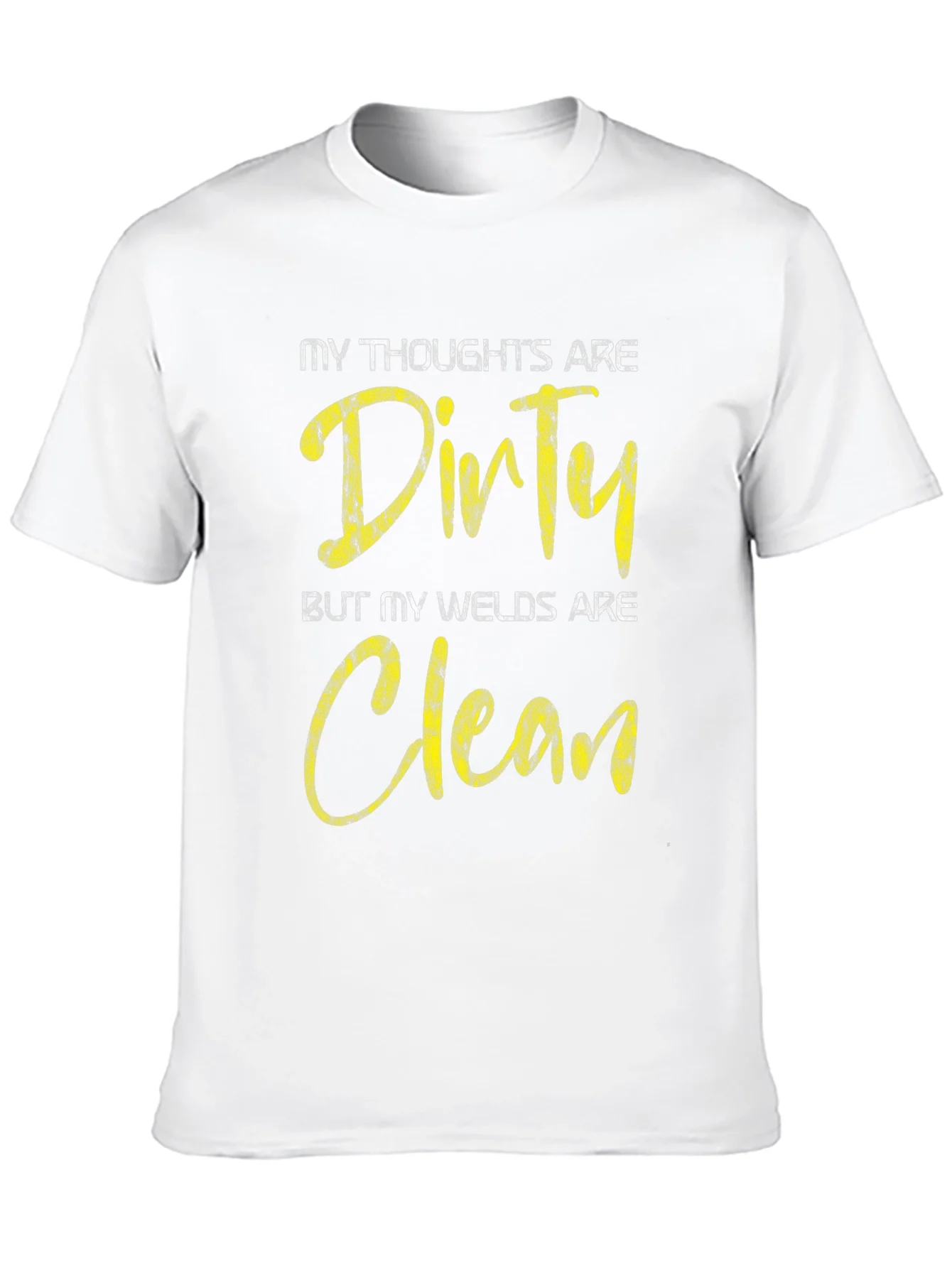 Dirty Thoughts Clean Welds Black Graphic Tee