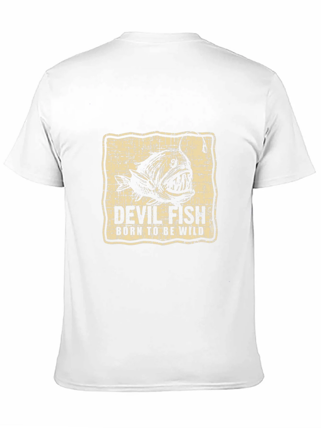 Devilfish Born to be Wild Black Graphic T-Shirt