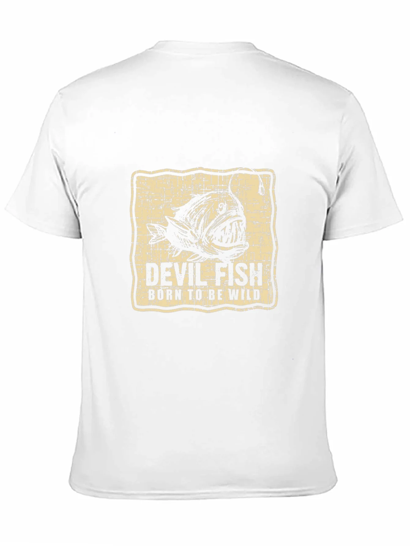 Devilfish Born to be Wild Black Graphic T-Shirt