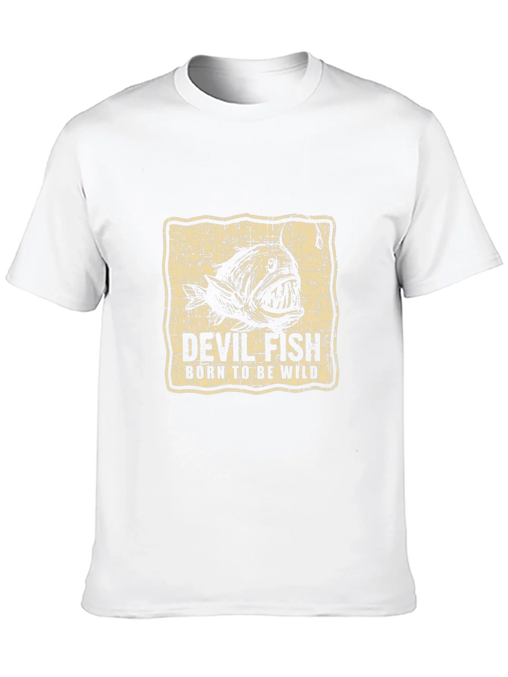 Devilfish Born to be Wild Black Graphic T-Shirt