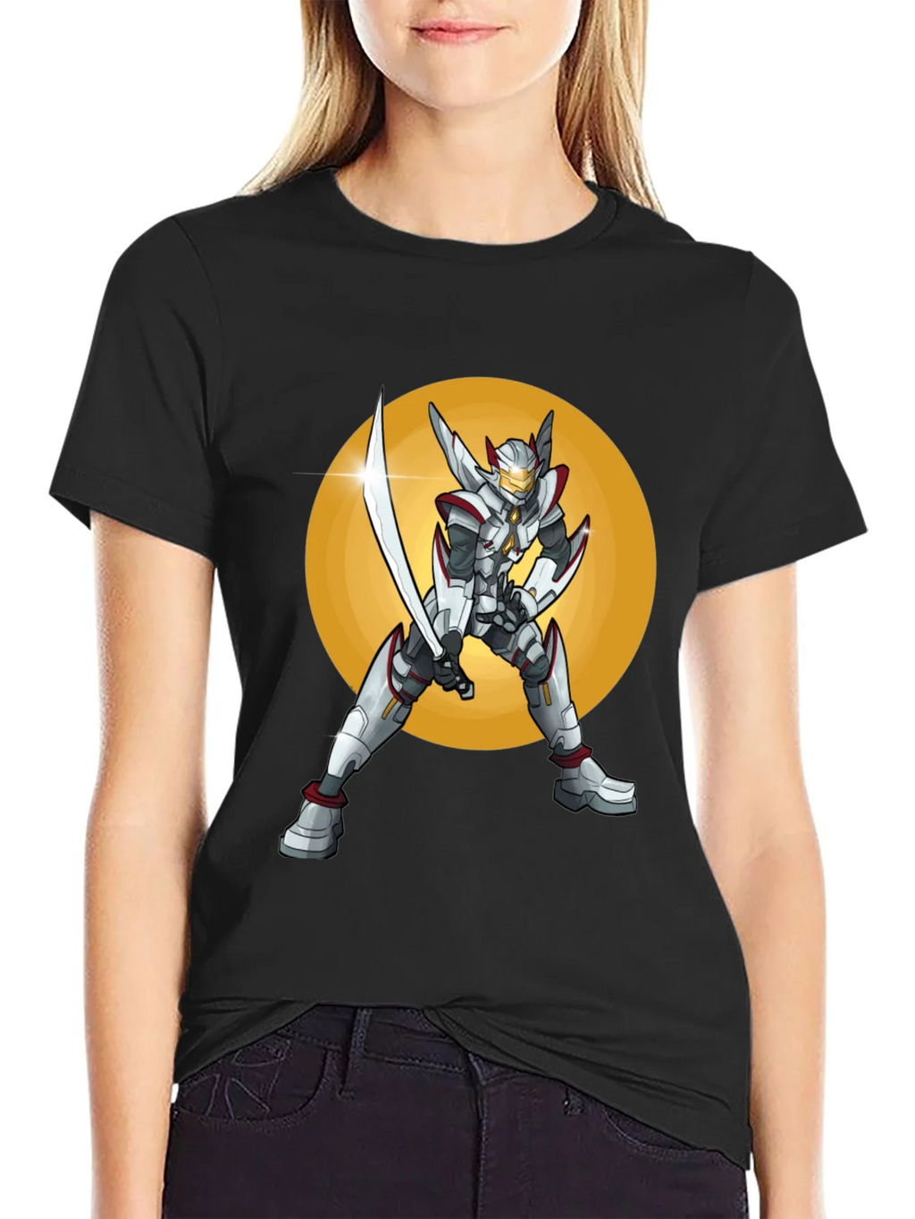 Sci-Fi Warrior T-Shirt: Futuristic Design