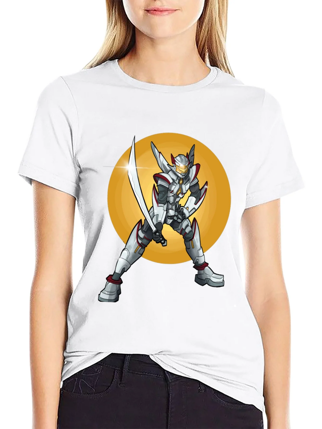 Sci-Fi Warrior T-Shirt: Futuristic Design