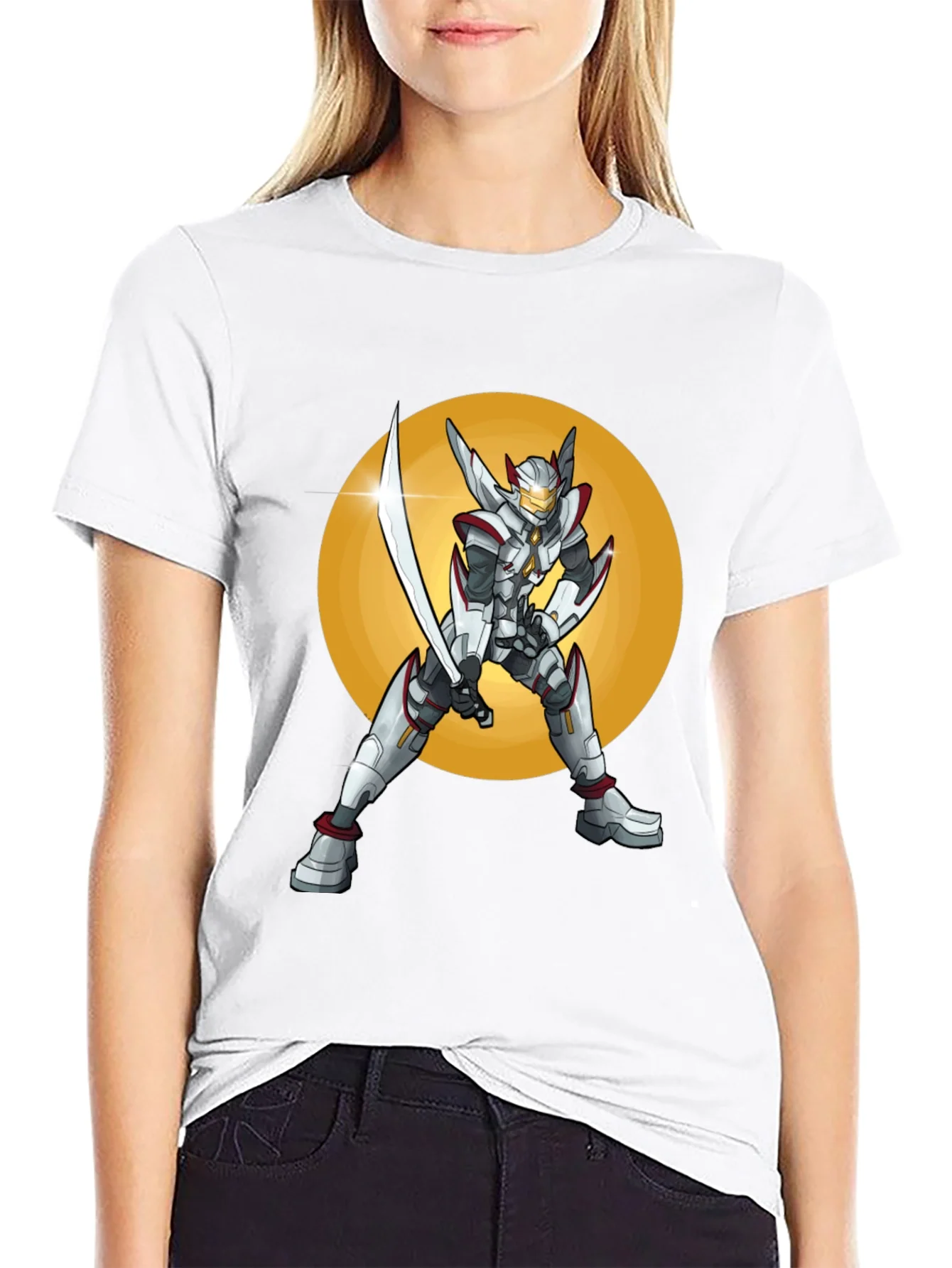 Sci-Fi Warrior T-Shirt: Futuristic Design