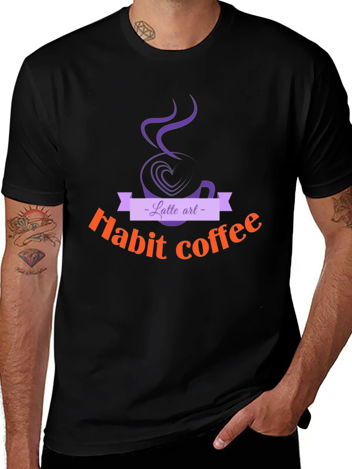 Latte Art Habit Coffee T-Shirt