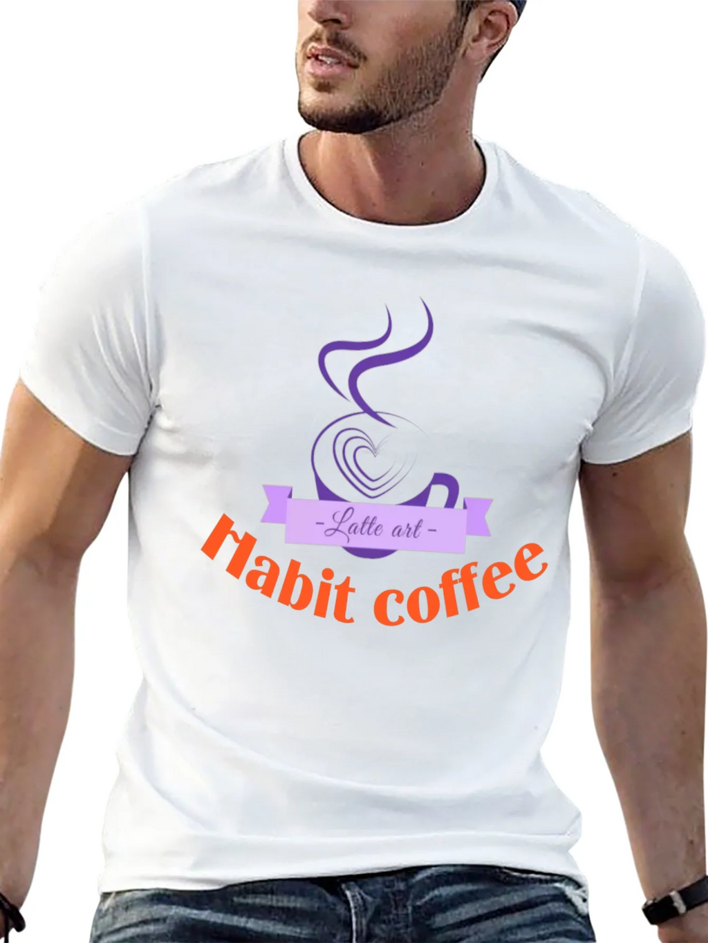 Latte Art Habit Coffee T-Shirt