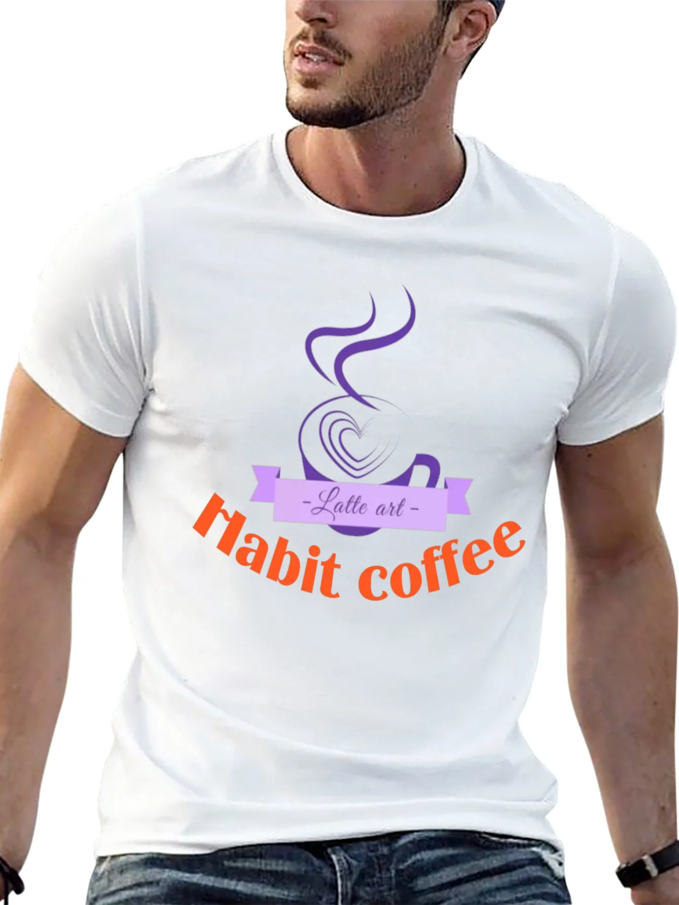 Latte Art Habit Coffee T-Shirt