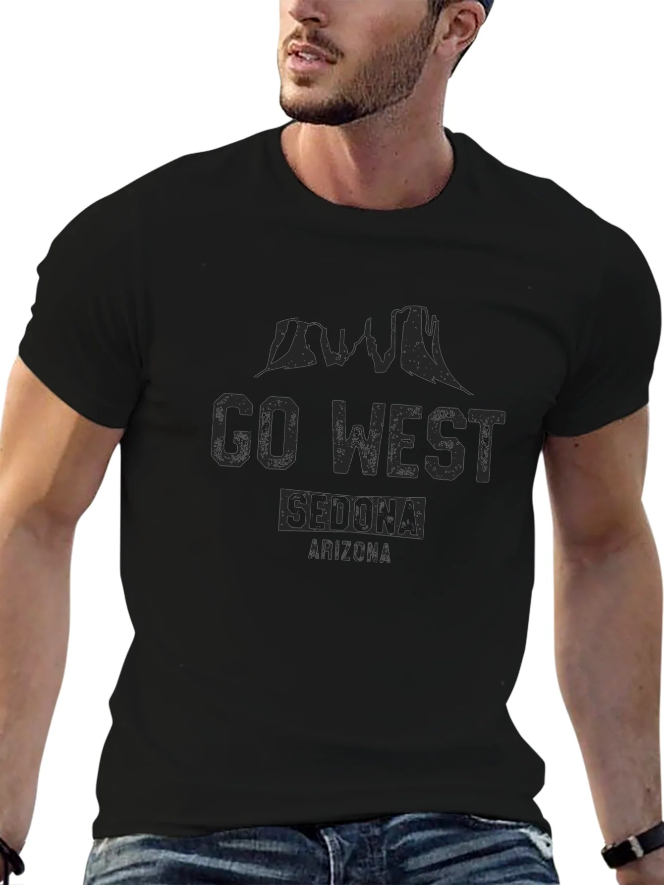 Go West Sedona Arizona Graphic T-Shirt