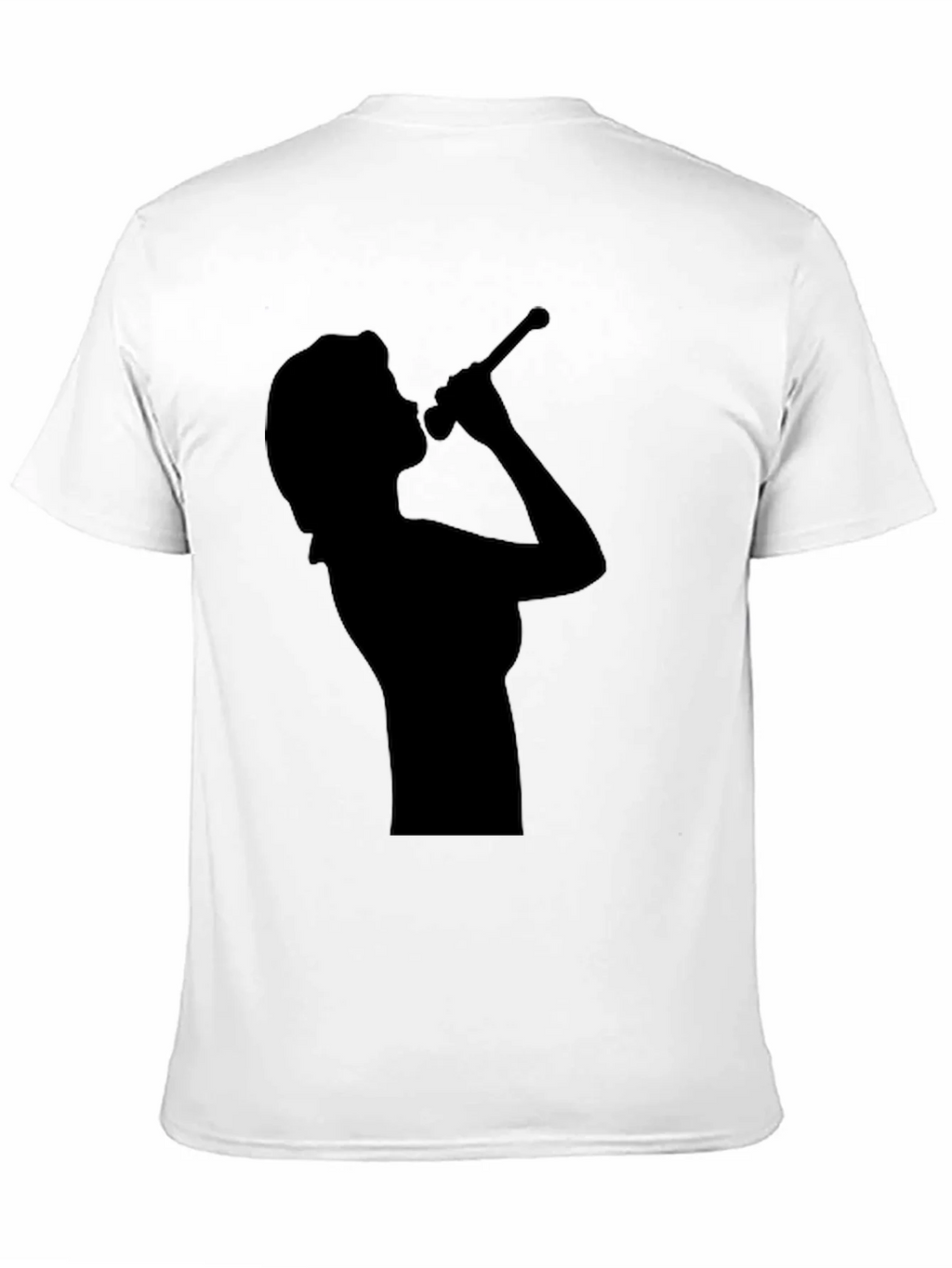 Silhouette Singer Black T-Shirt