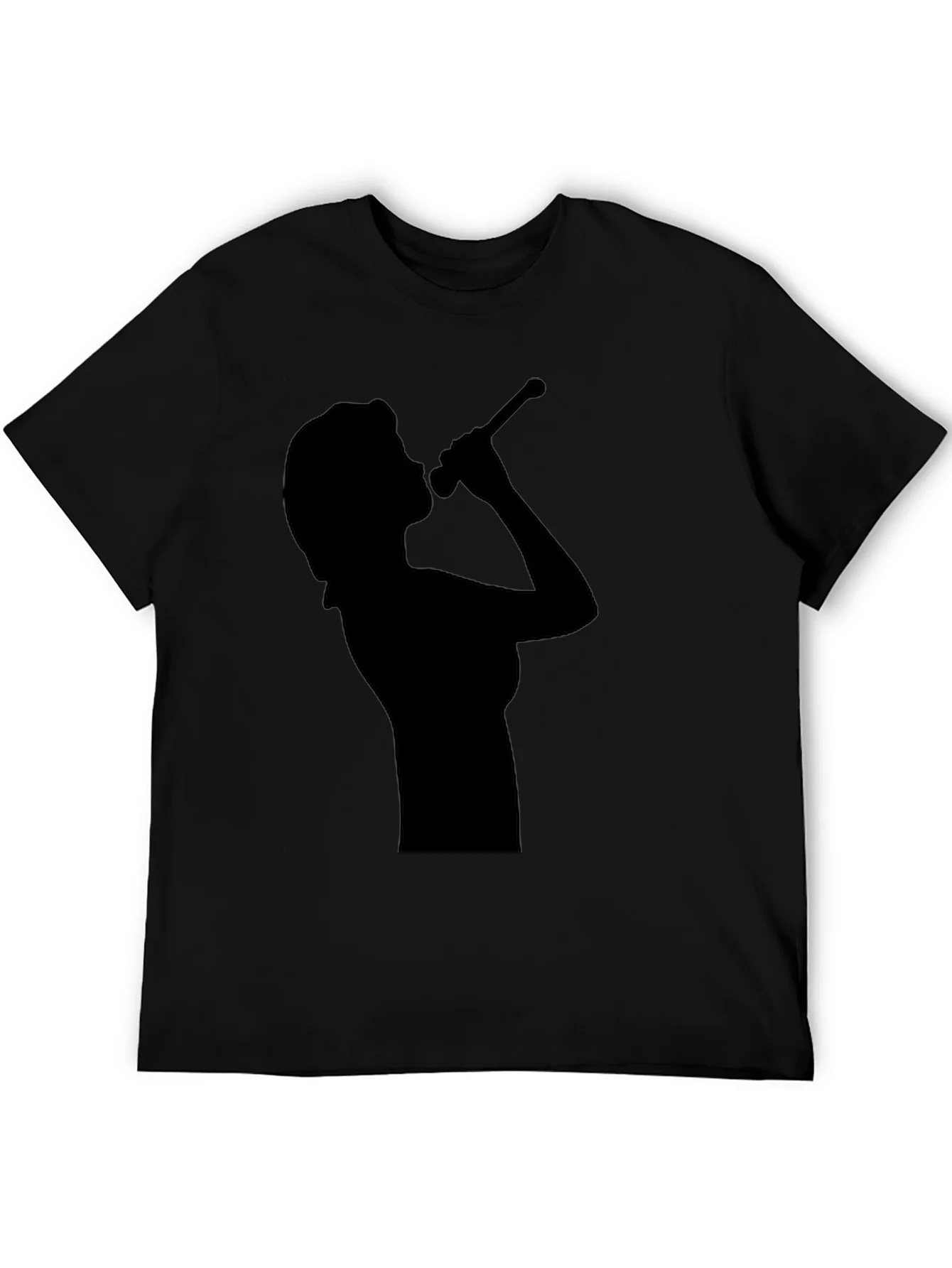 Silhouette Singer Black T-Shirt
