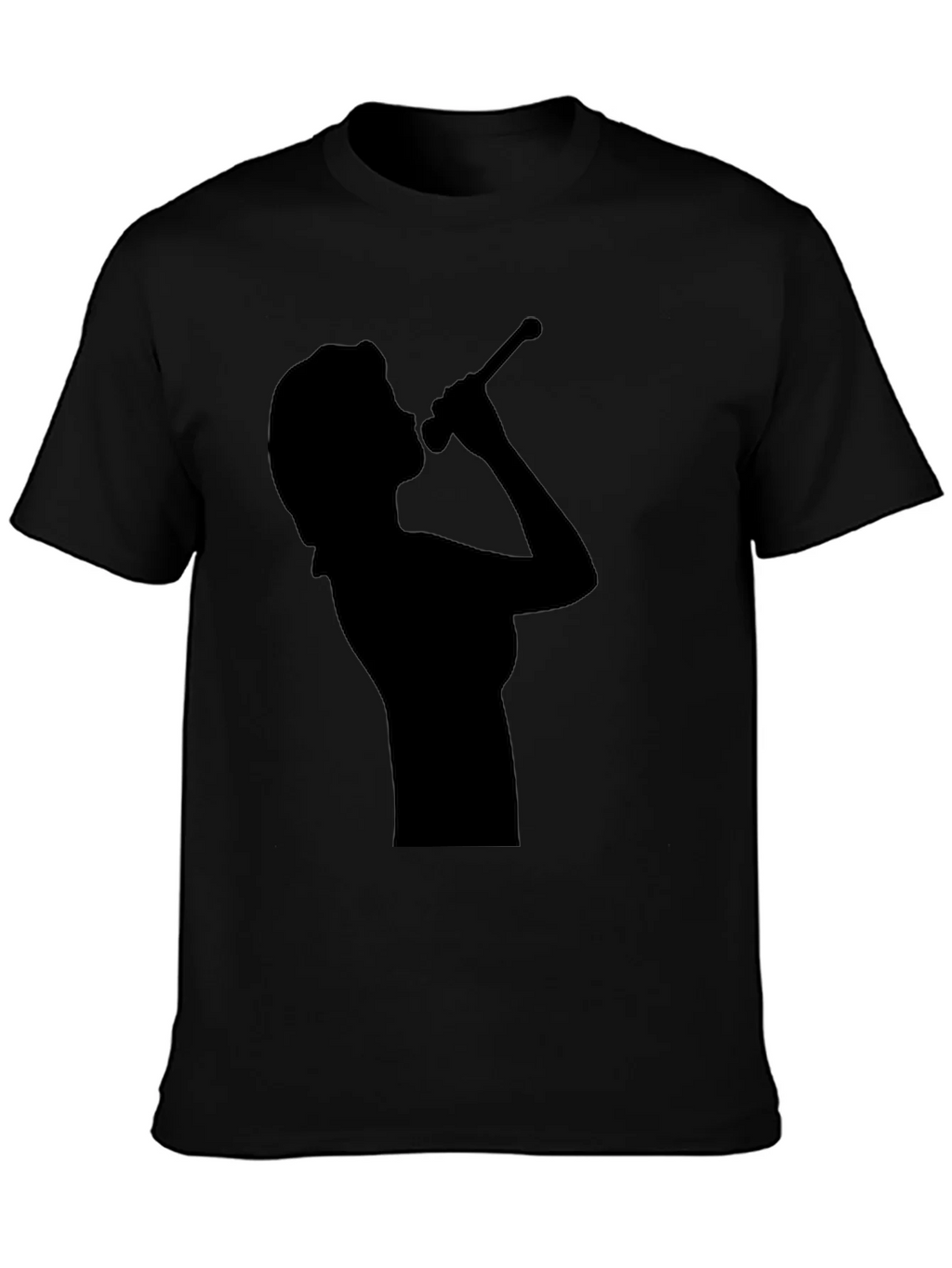 Silhouette Singer Black T-Shirt