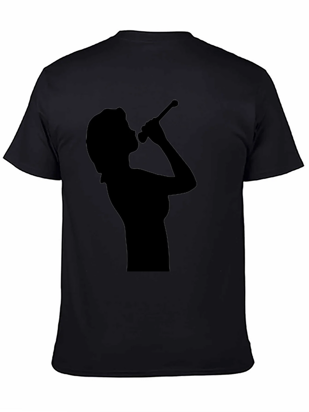 Silhouette Singer Black T-Shirt