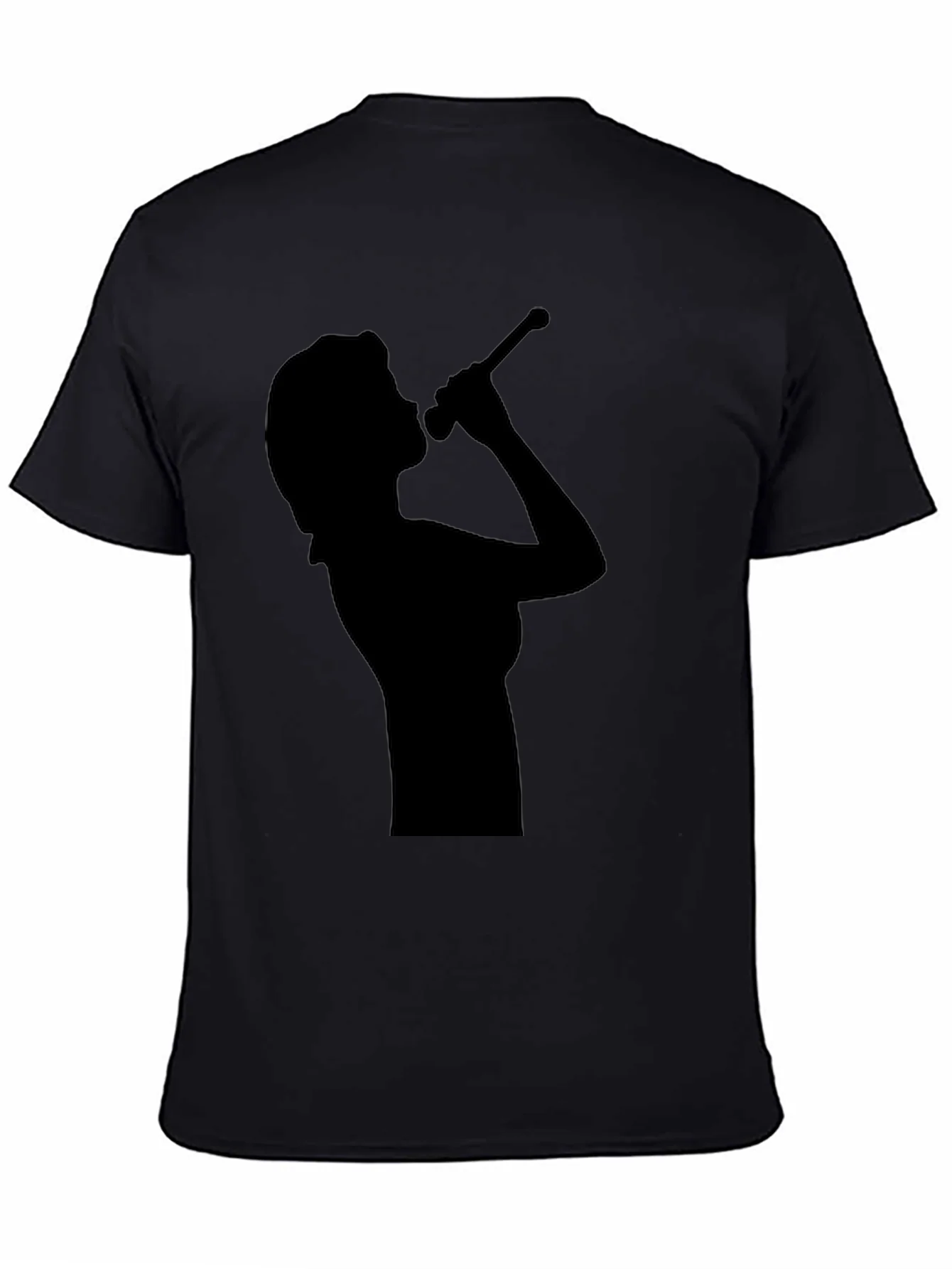 Silhouette Singer Black T-Shirt