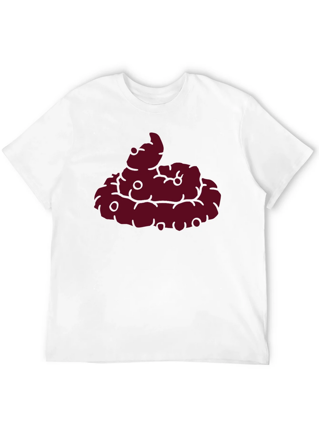 Funny Poop Emoji Graphic Black T-Shirt