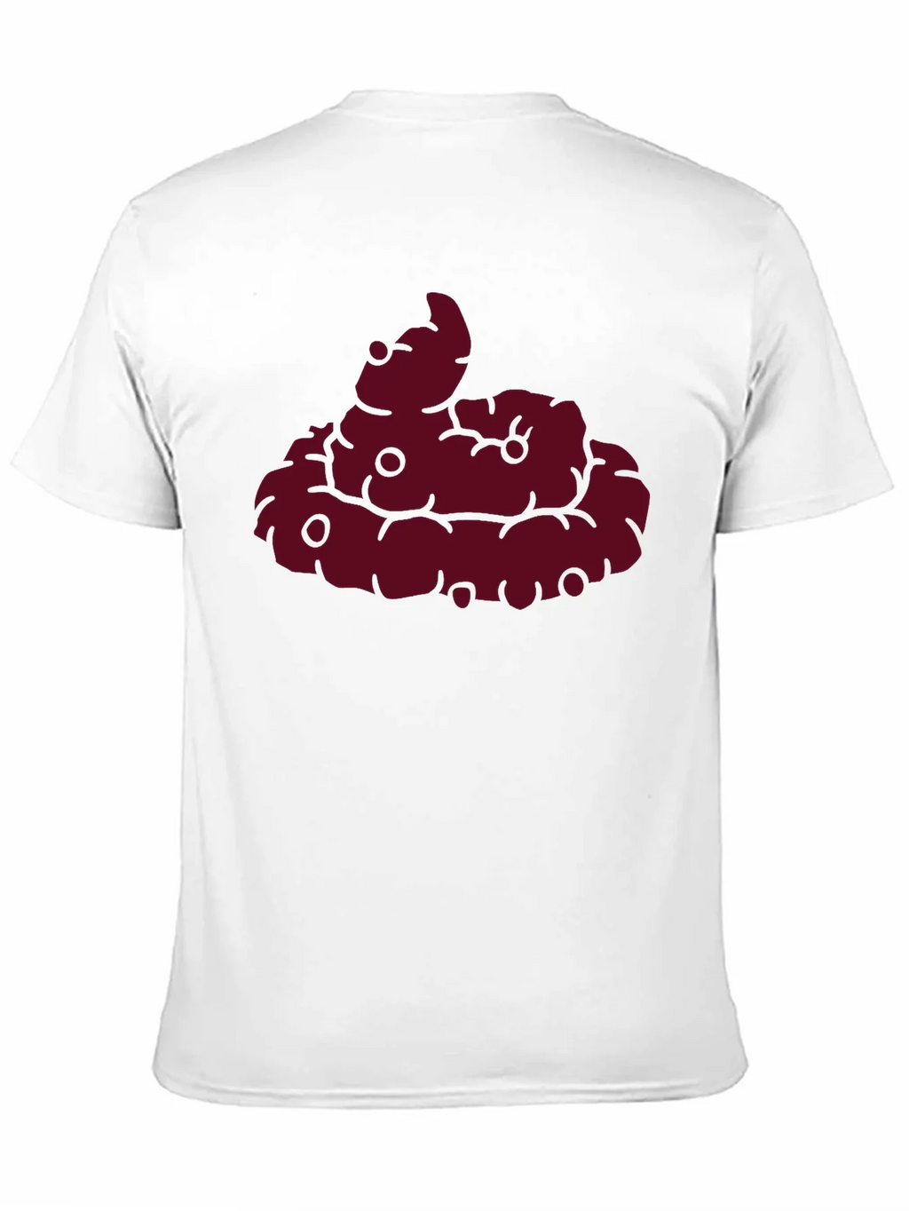 Funny Poop Emoji Graphic Black T-Shirt