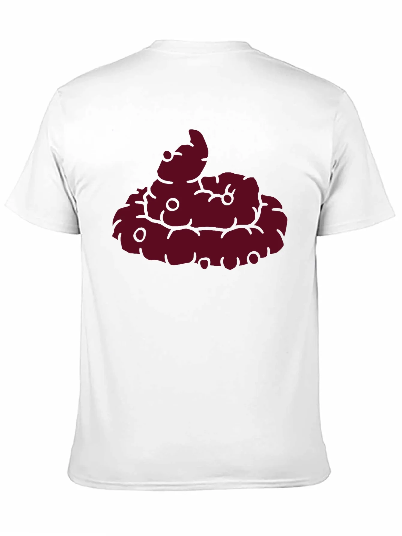 Funny Poop Emoji Graphic Black T-Shirt