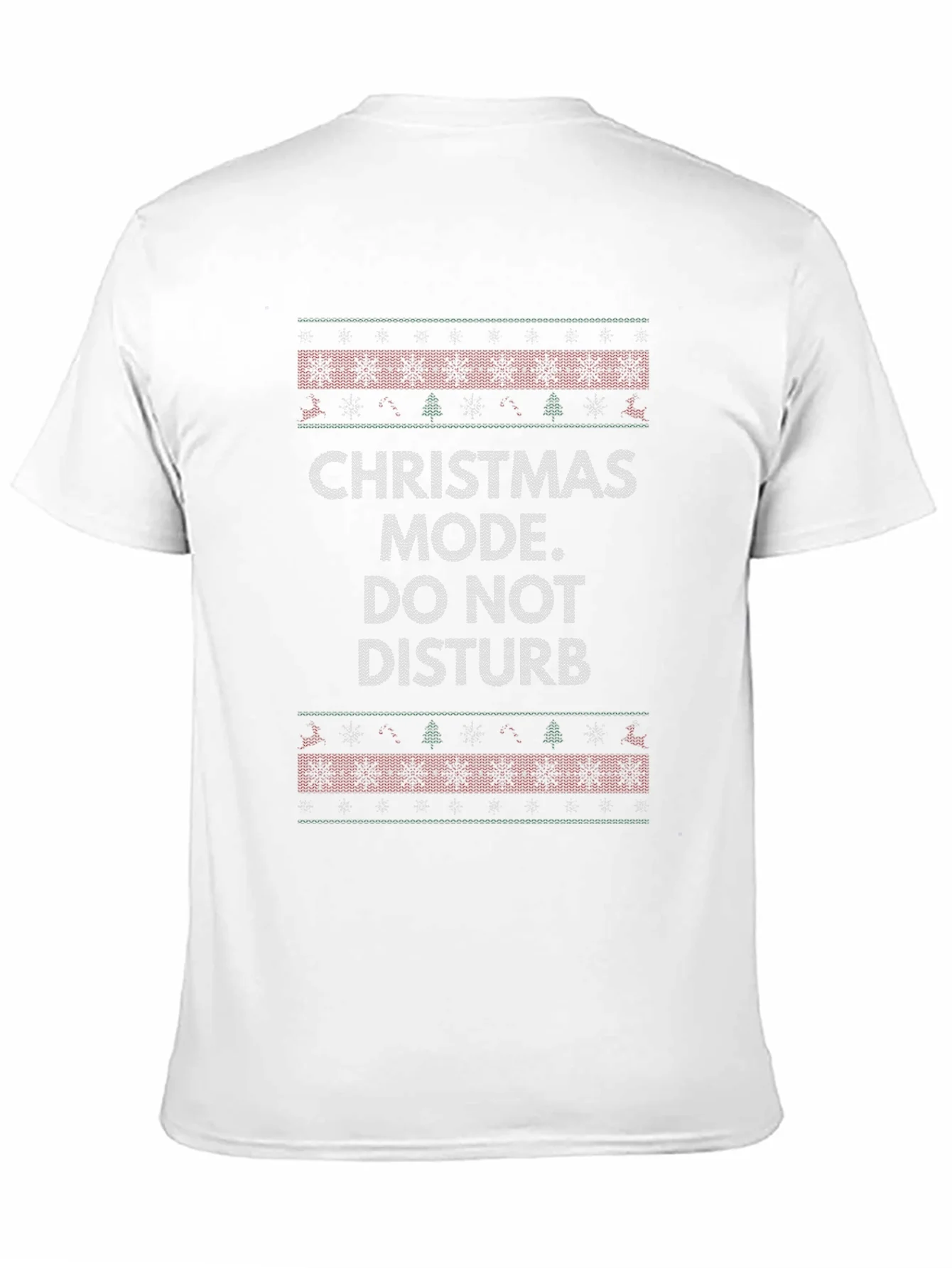 Christmas Mode Do Not Disturb Graphic Tee Shirt