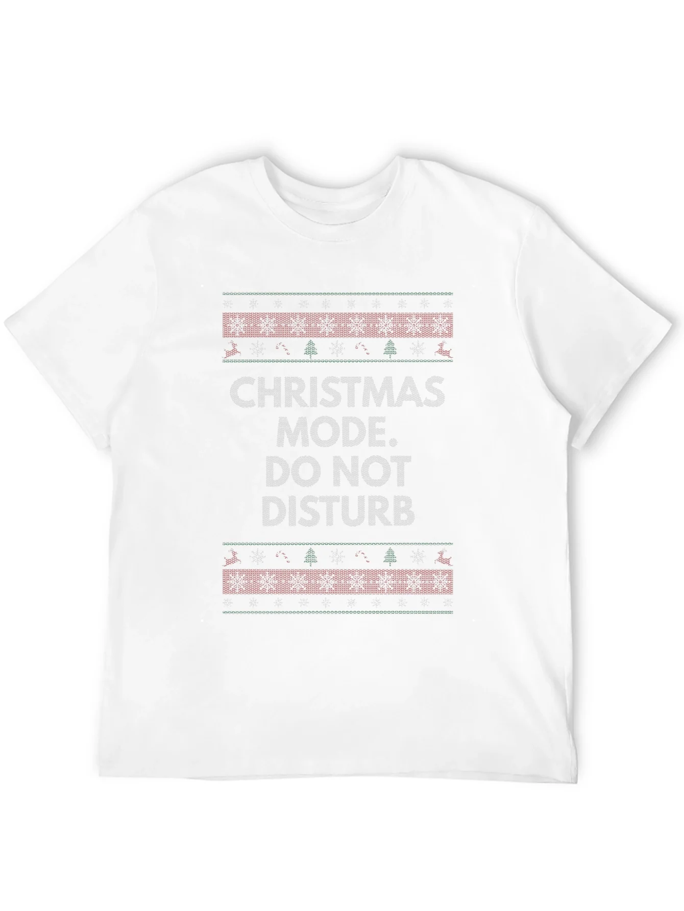 Christmas Mode Do Not Disturb Graphic Tee Shirt