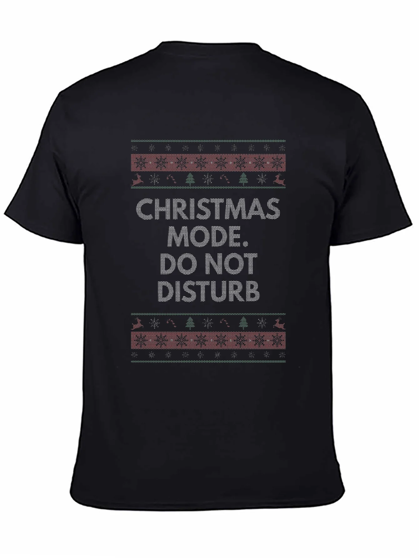 Christmas Mode Do Not Disturb Graphic Tee Shirt