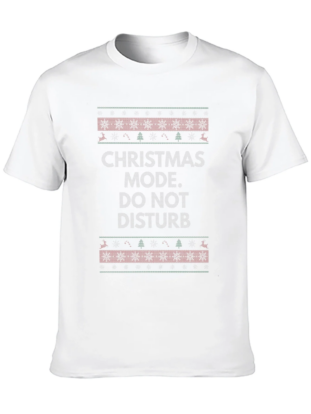 Christmas Mode Do Not Disturb Graphic Tee Shirt