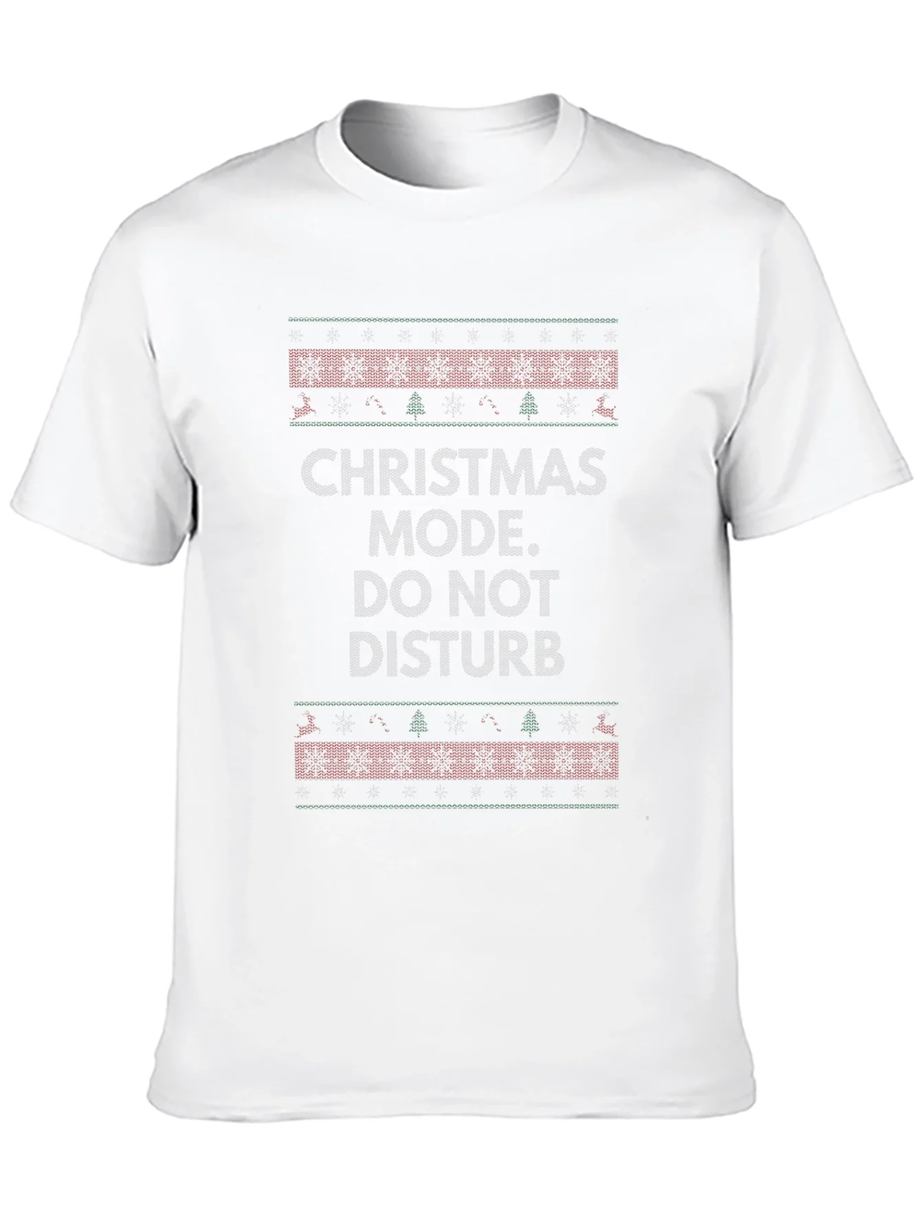 Christmas Mode Do Not Disturb Graphic Tee Shirt