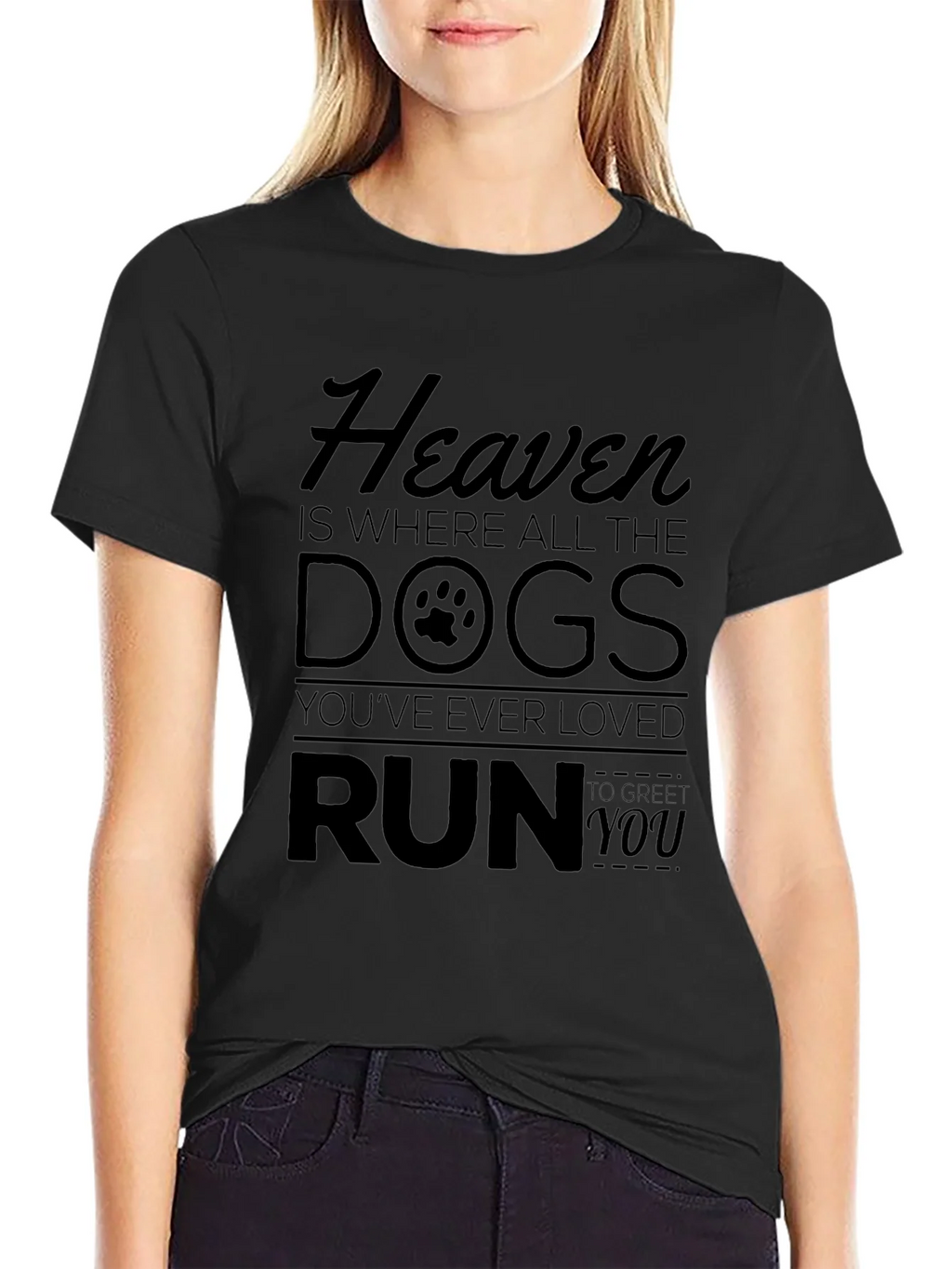 Heaven Dog Lover Graphic Tee