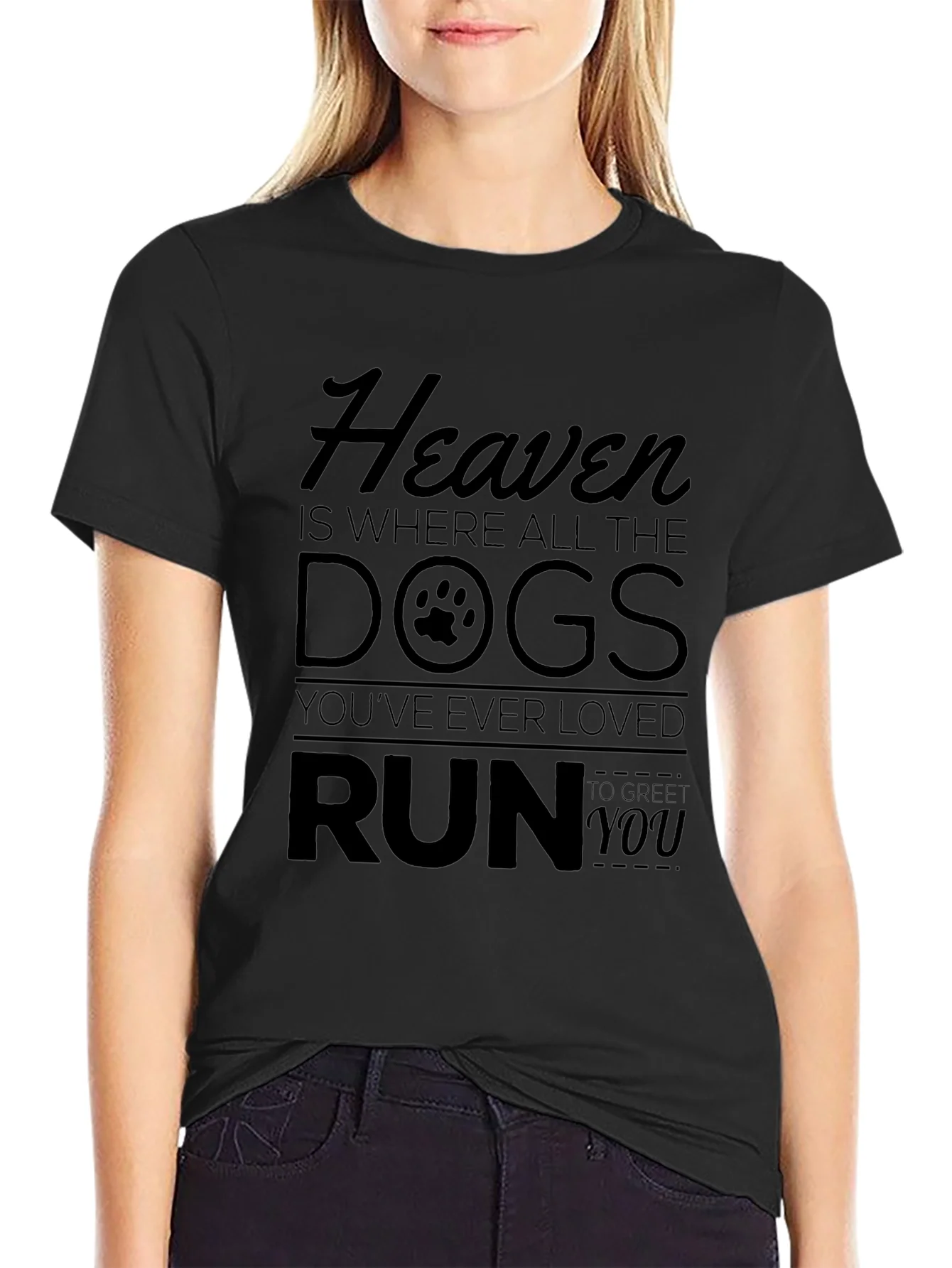 Heaven Dog Lover Graphic Tee