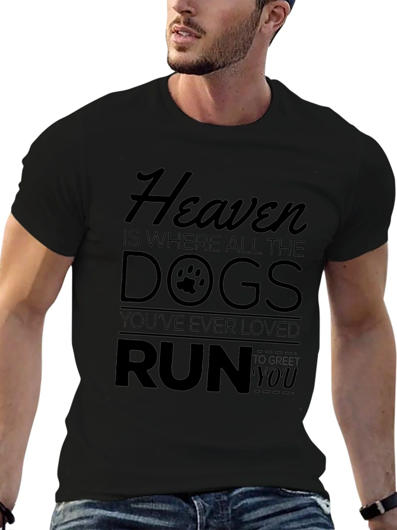 Heaven Dog Lover Graphic Tee