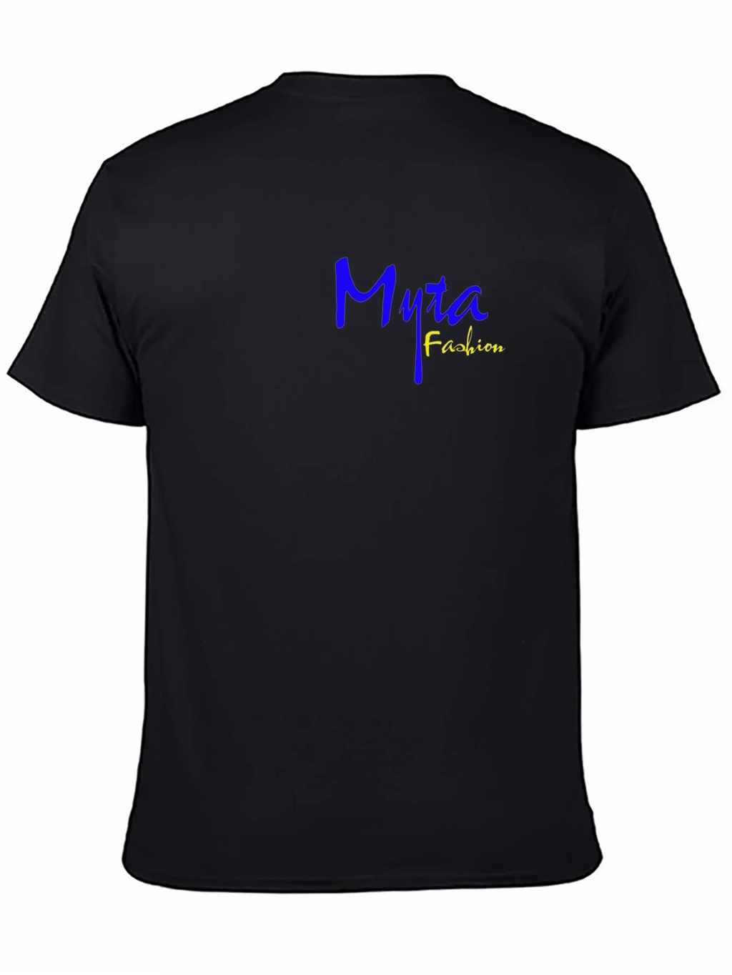 Myra Fashion Tee - Casual Black Cotton T-Shirt