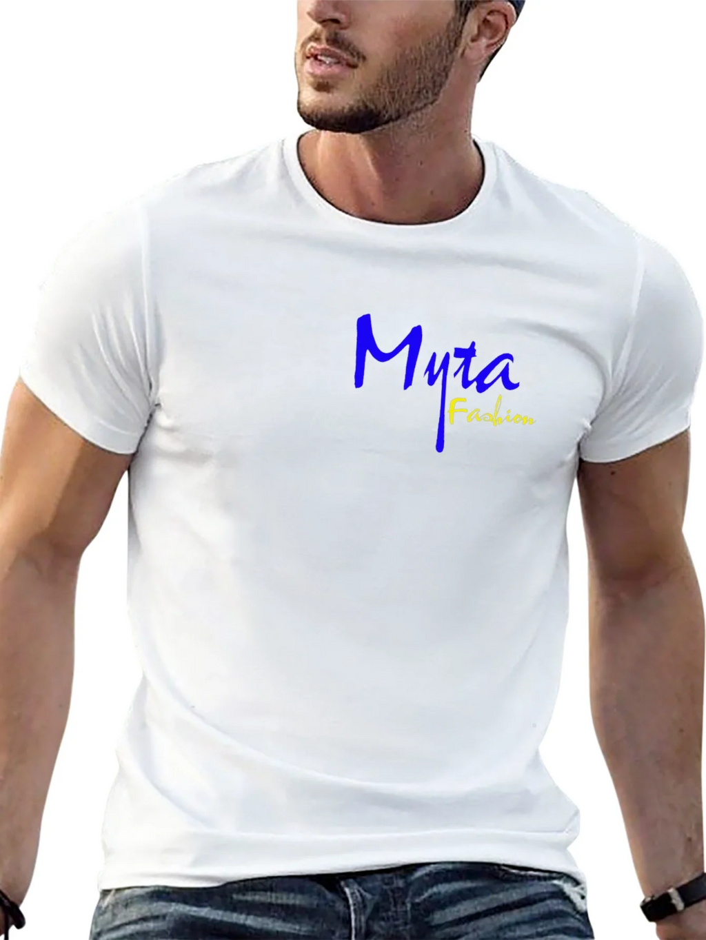 Myra Fashion Tee - Casual Black Cotton T-Shirt
