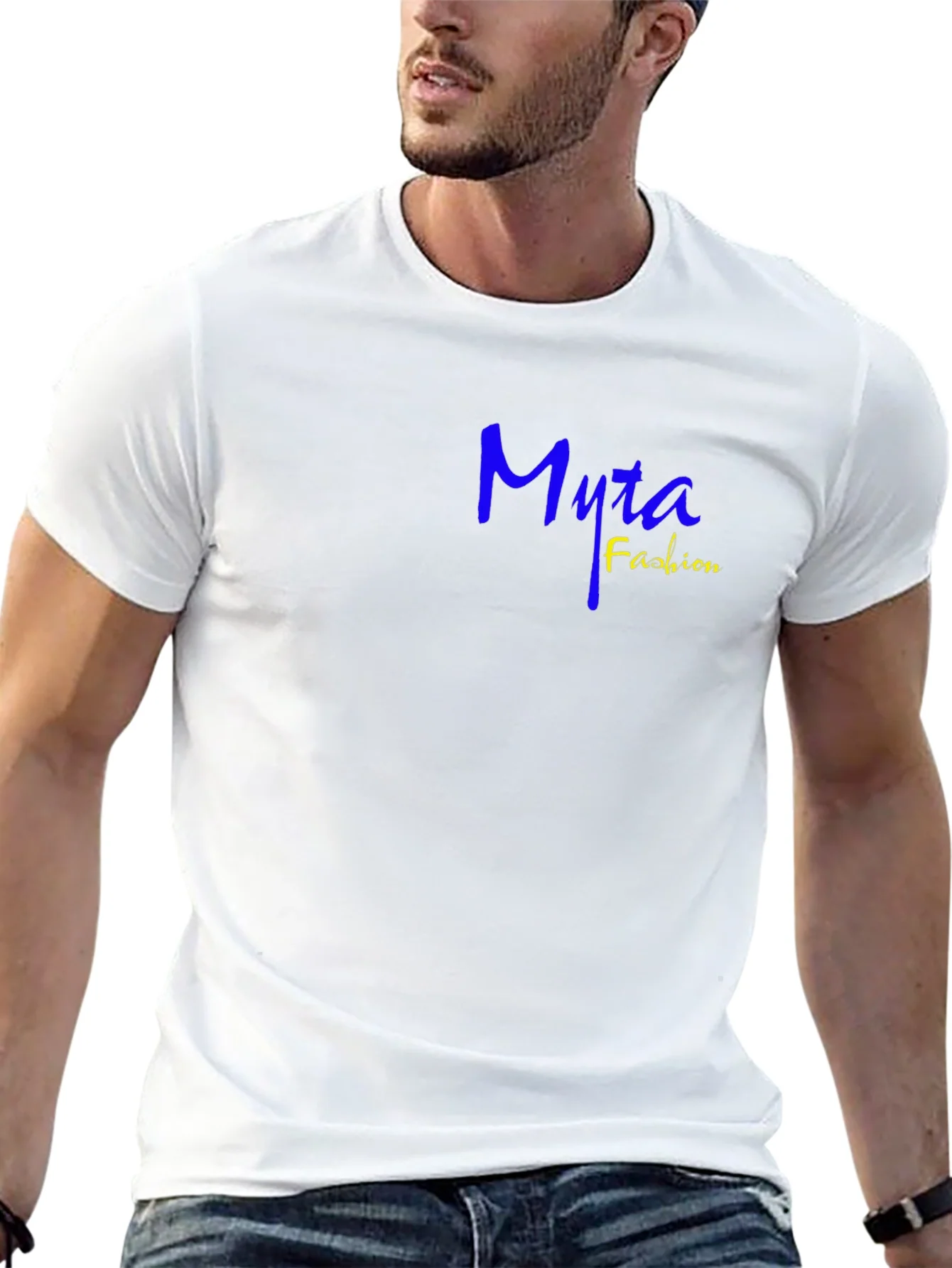 Myra Fashion Tee - Casual Black Cotton T-Shirt