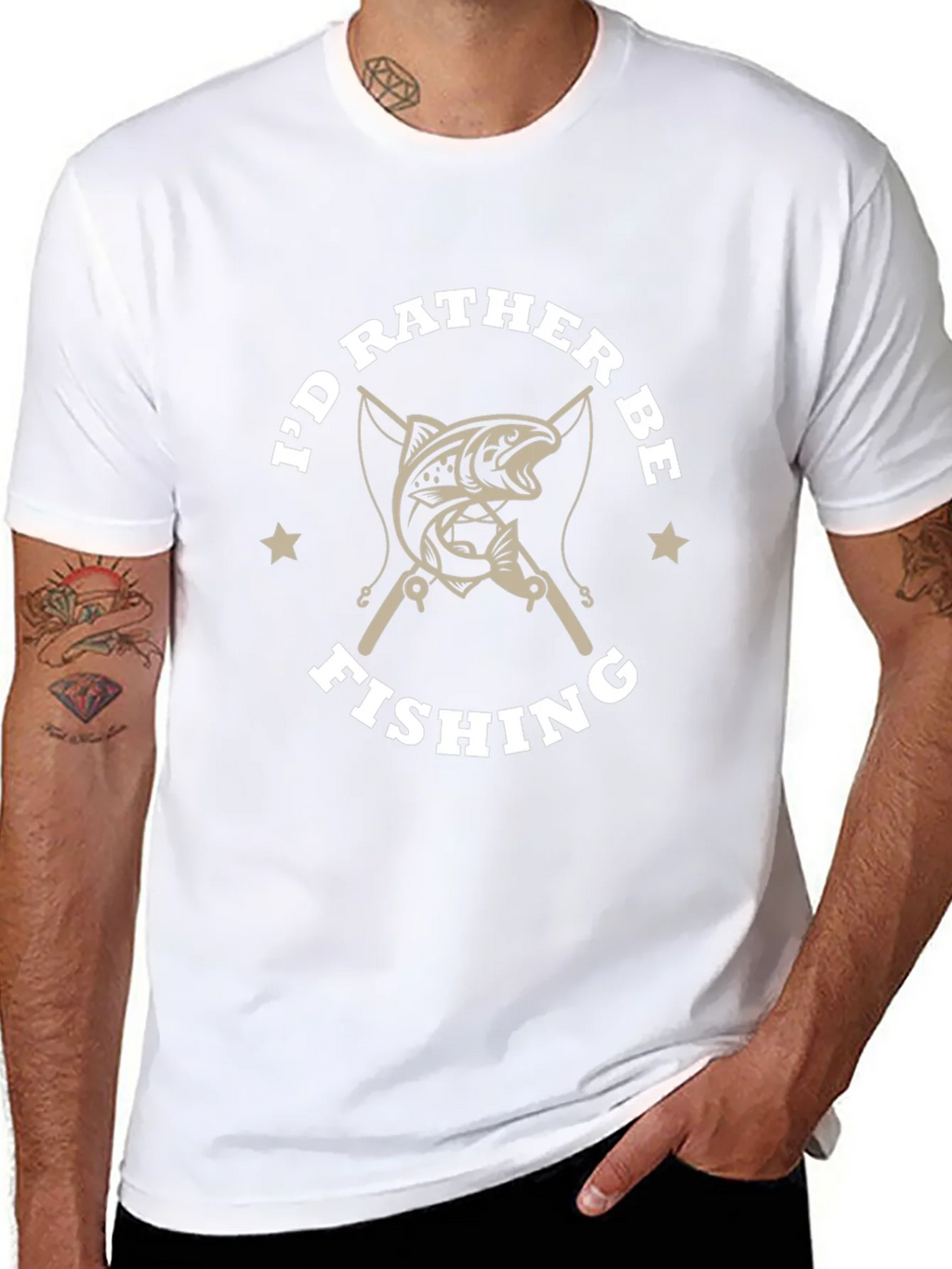 Id Rather Be Fishing T-Shirt
