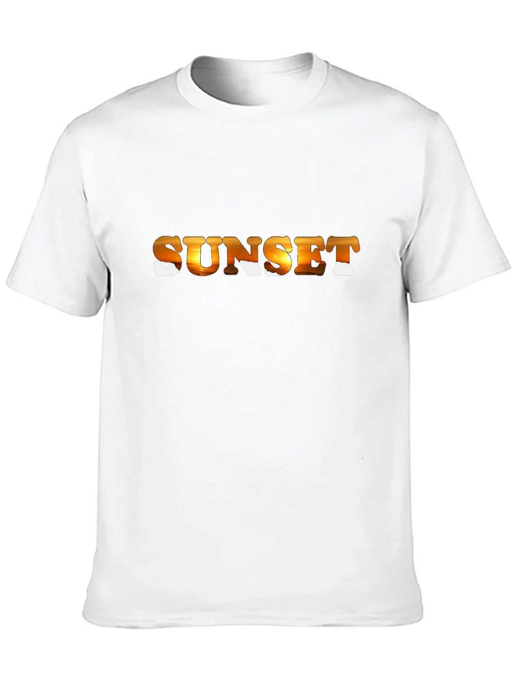 Sunset Graphic Black T-Shirt