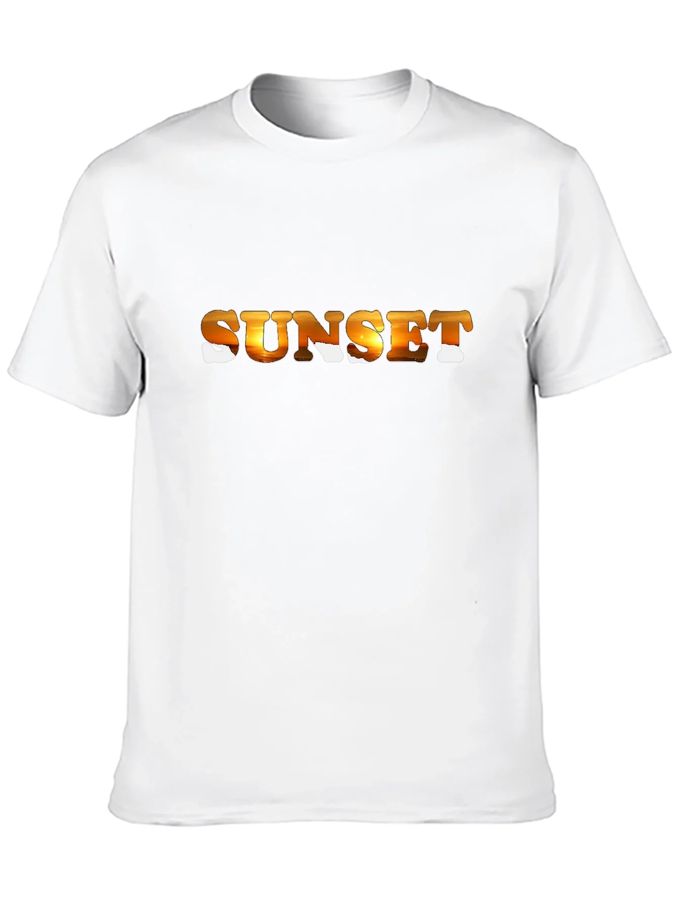 Sunset Graphic Black T-Shirt