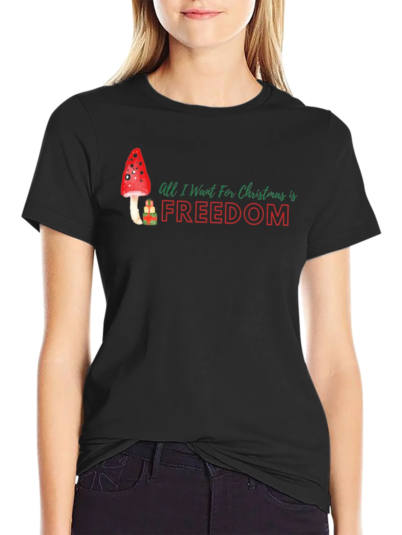 Freedom Christmas Graphic Tee