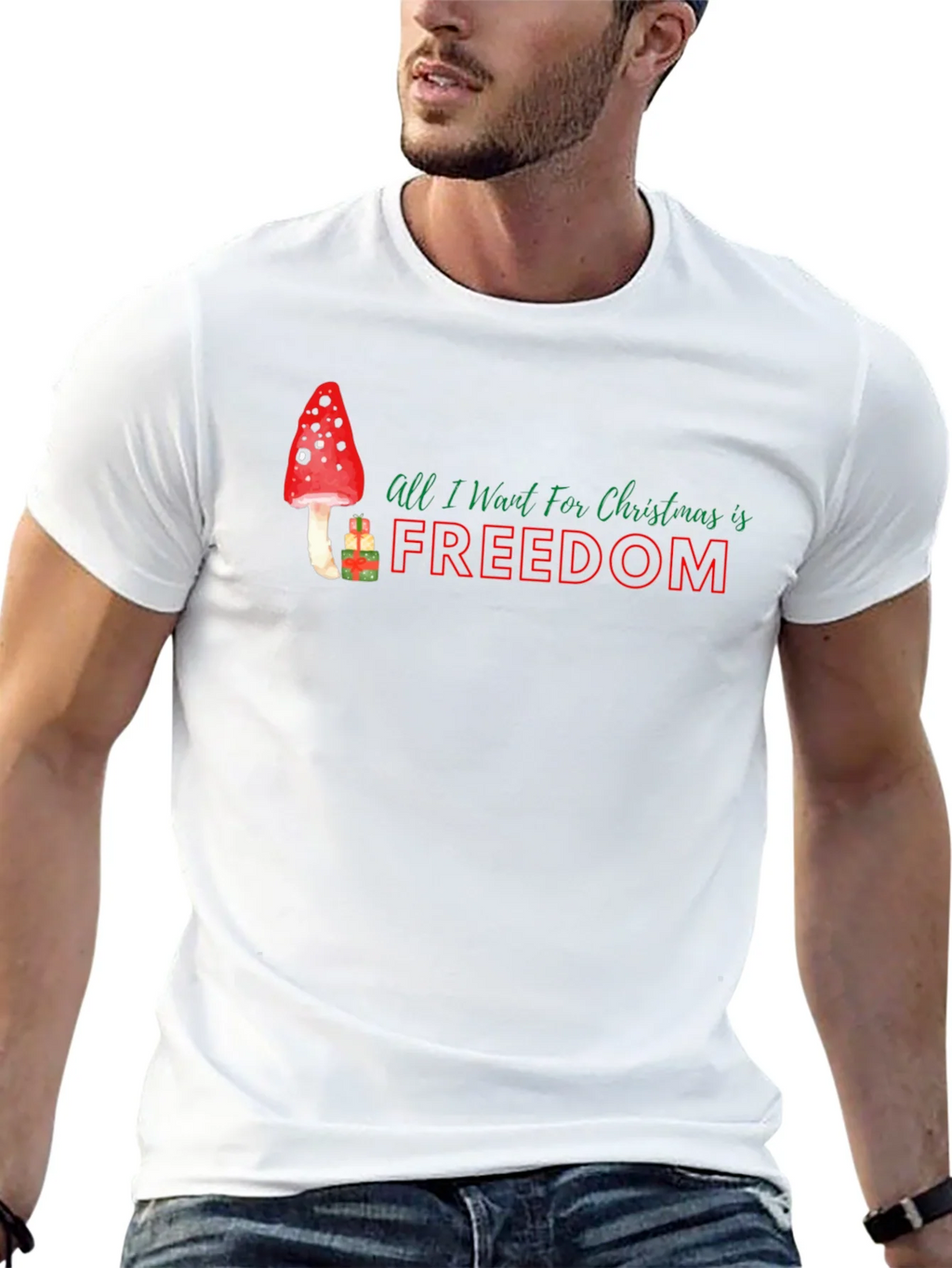 Freedom Christmas Graphic Tee