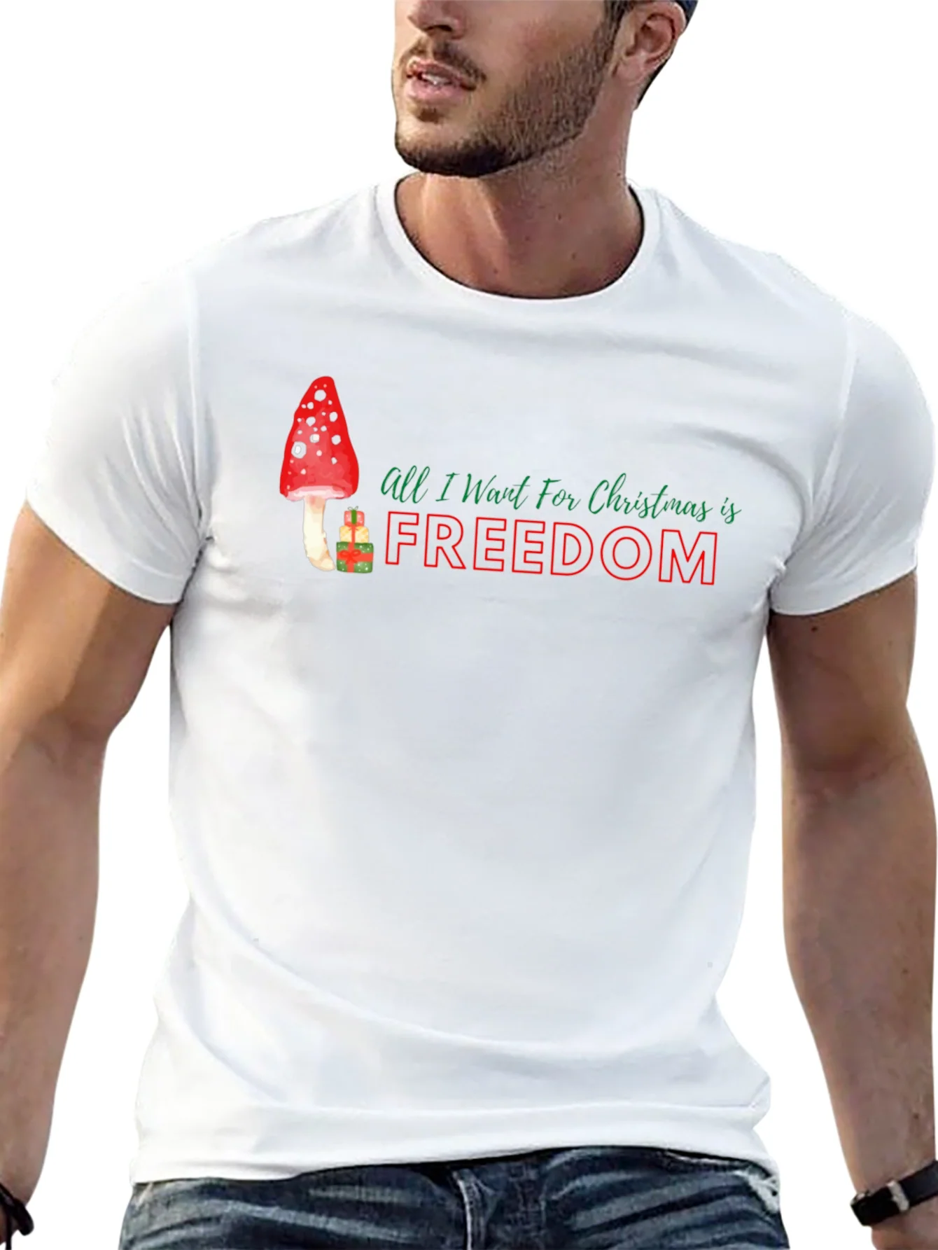 Freedom Christmas Graphic Tee